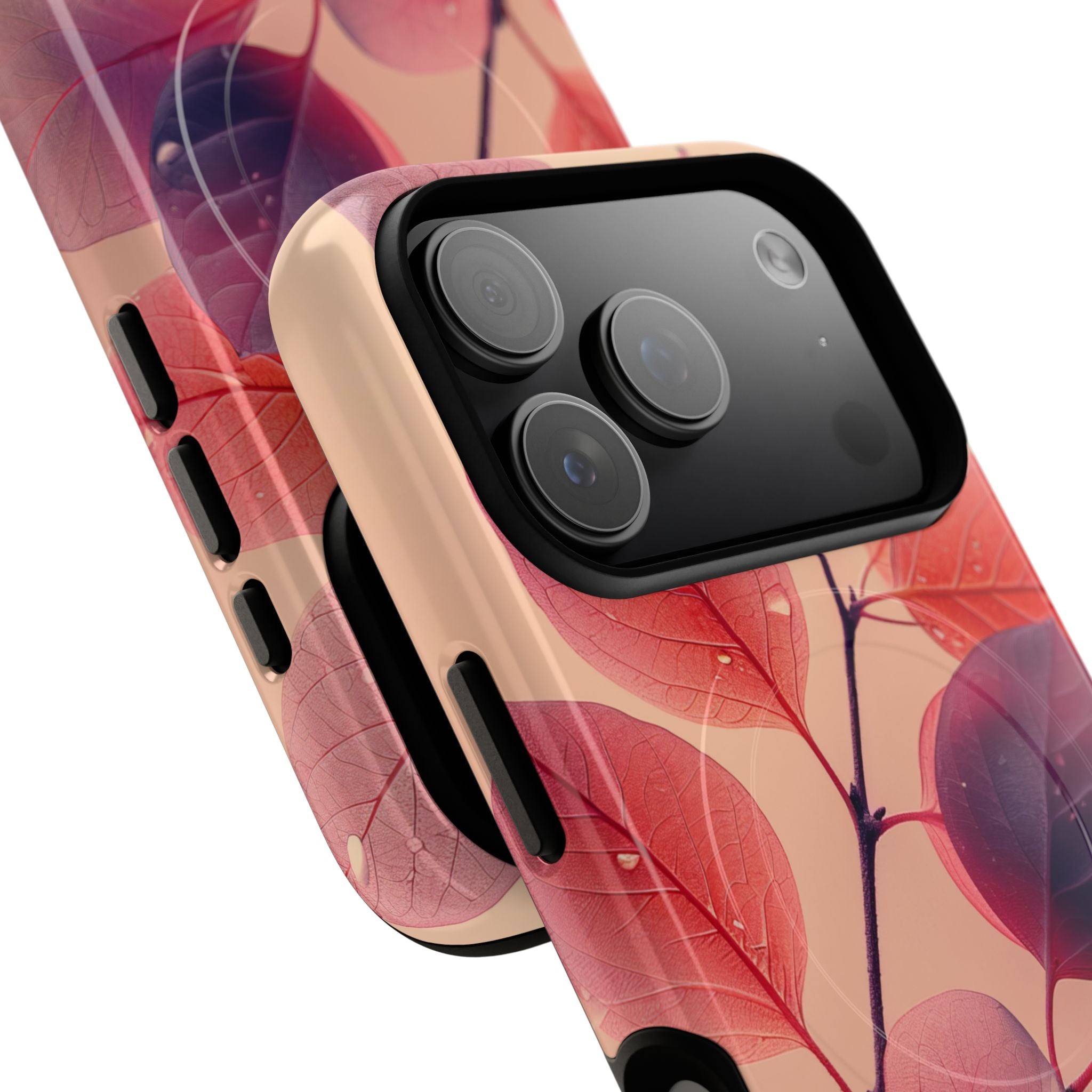 Dewy Magenta Foliage · Tough+ Phone Case for iPhone · Magsafe