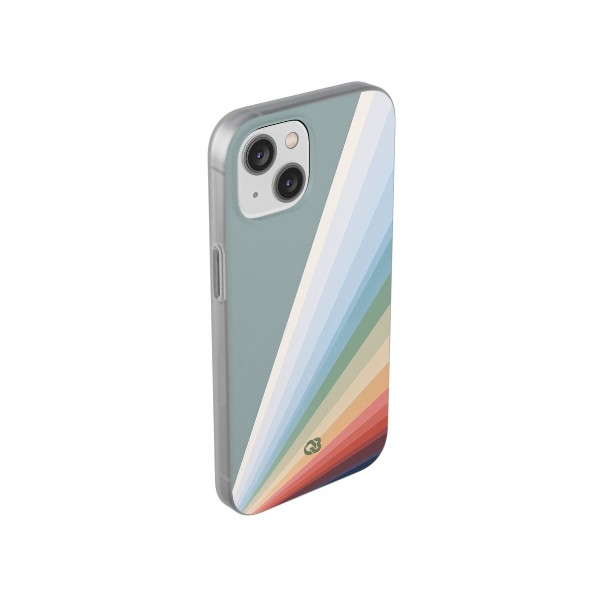 Green Lite Phone Case for iPhone - Sage Prism Beam