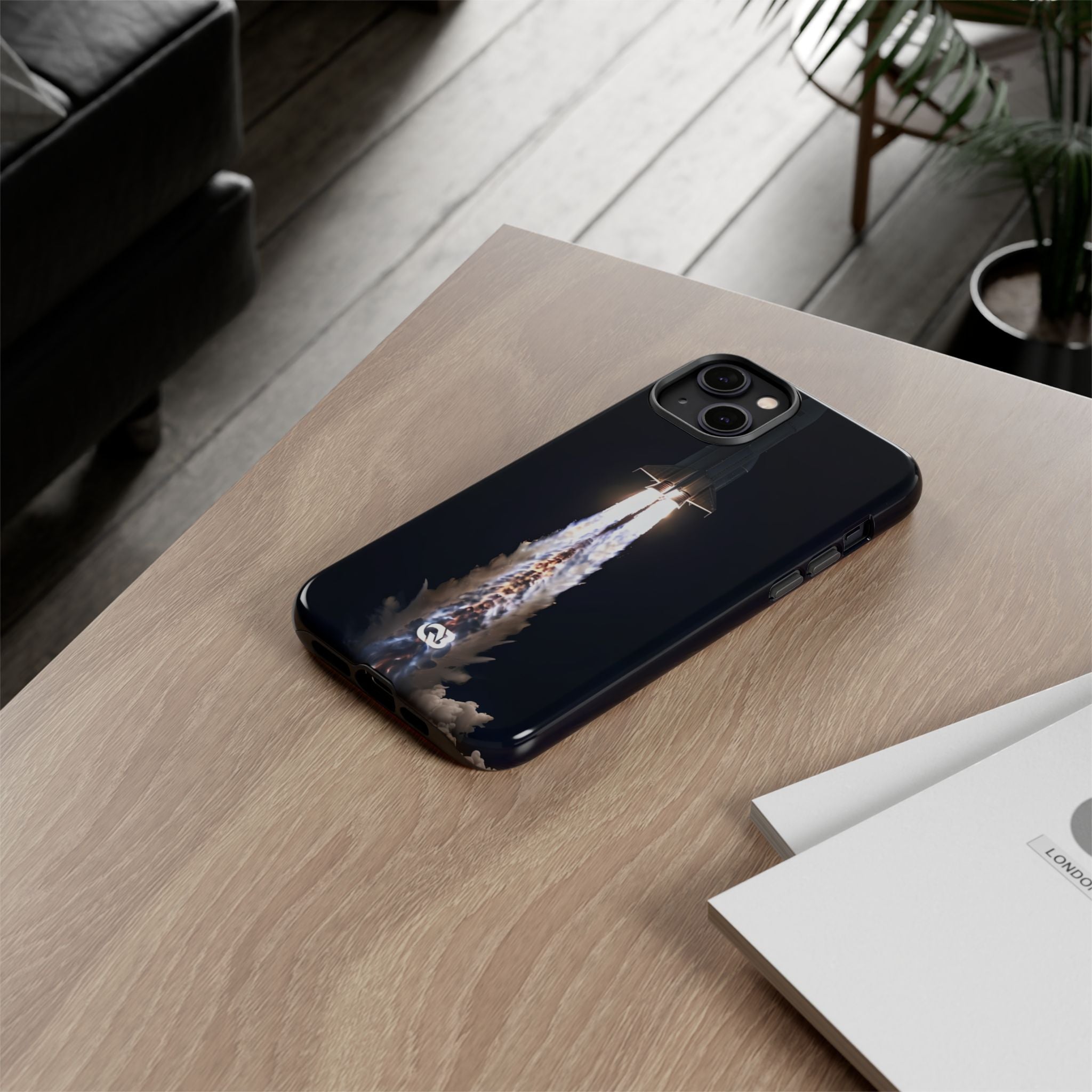 Obsidian Rocket Ascent · Tough Phone Case for iPhone