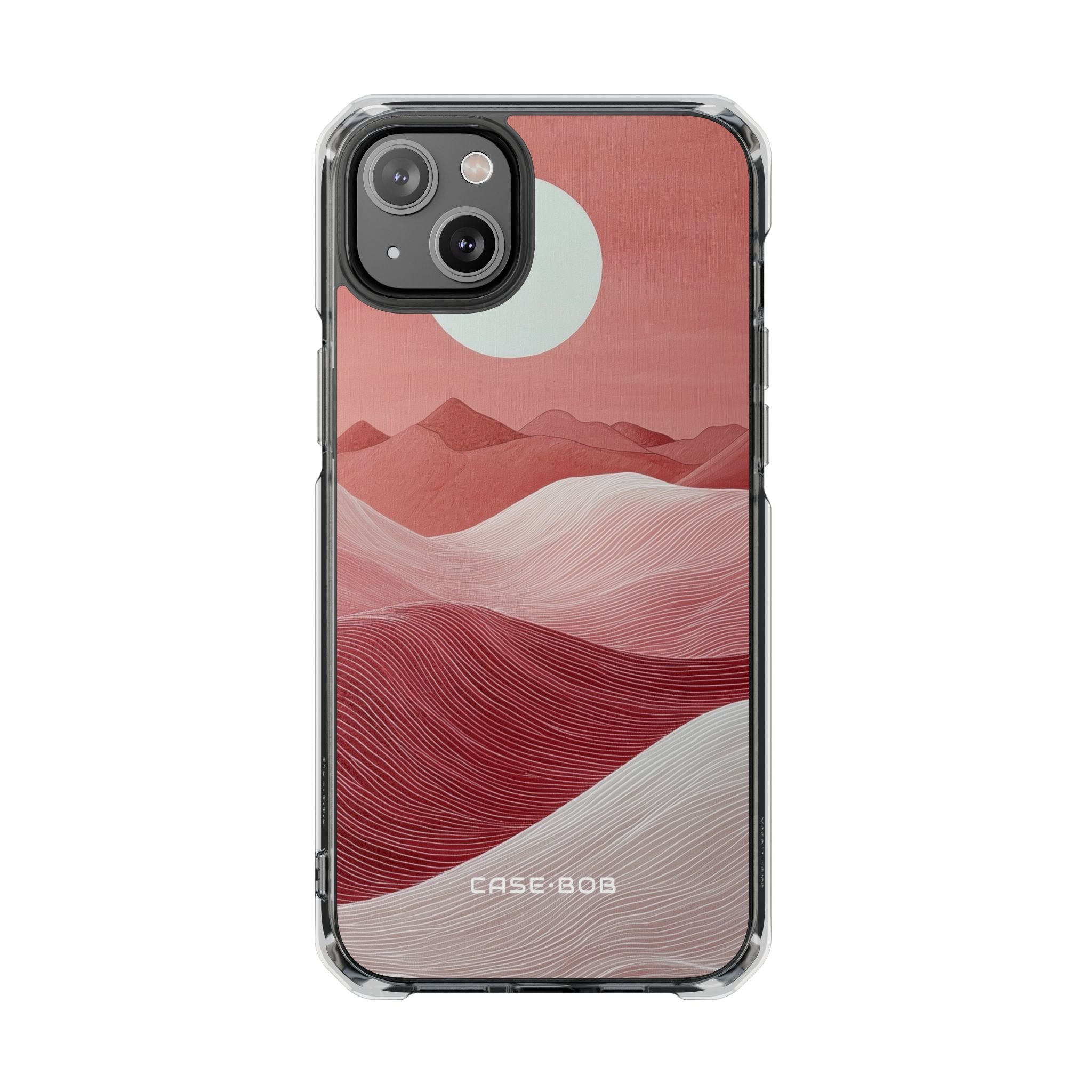 White Orb Dunes iPhone 14 Plus Case - Impact