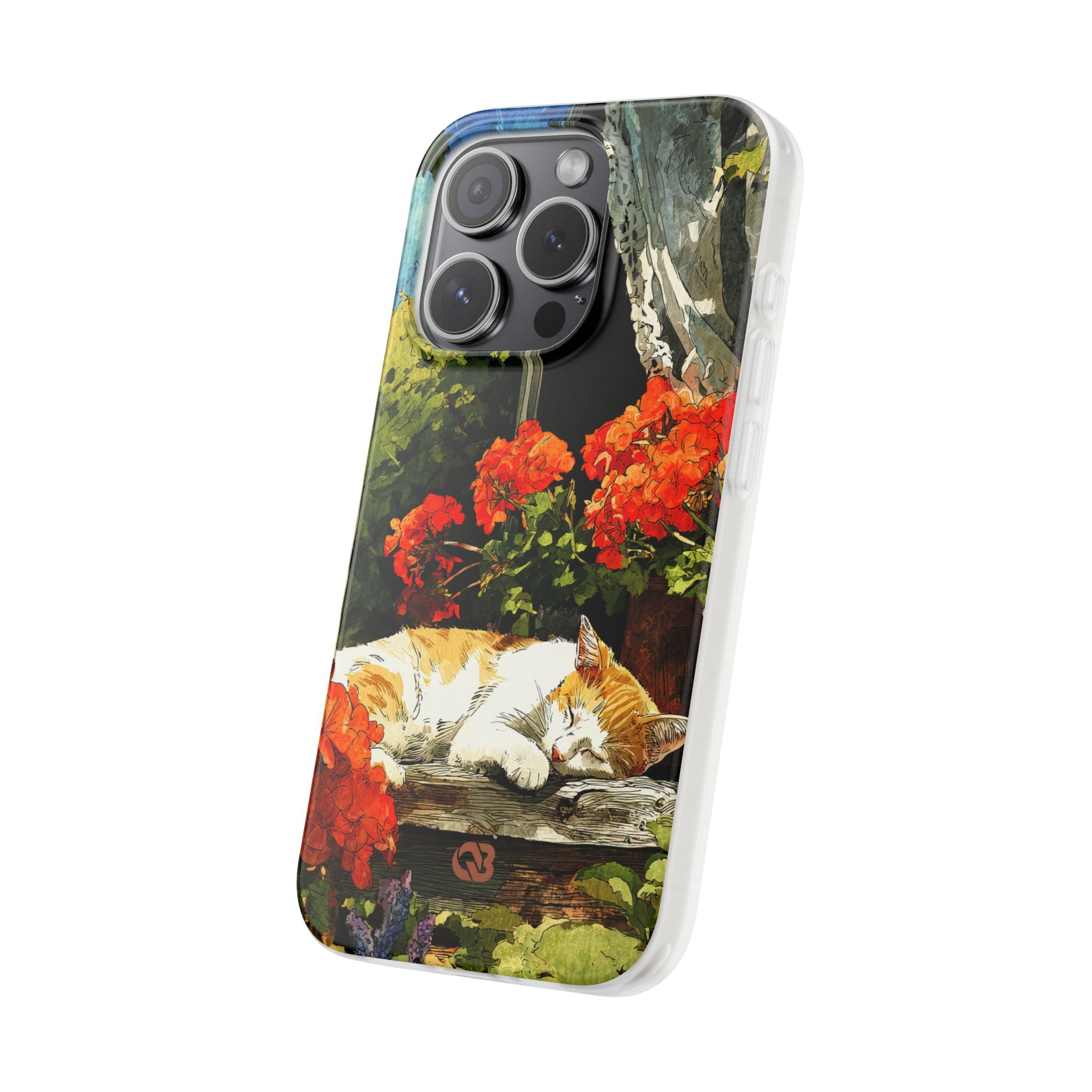 Sleeping Ginger Bloom · Soft Hoesje voor iPhone