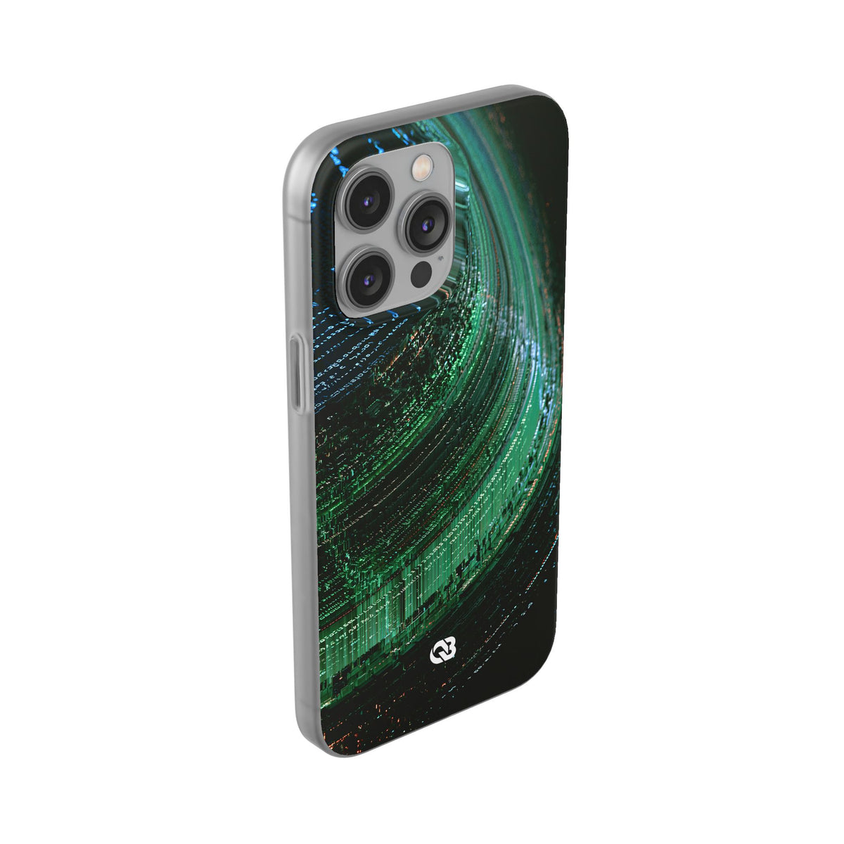Orbital Data Stream · Lite Phone Case for iPhone · Green