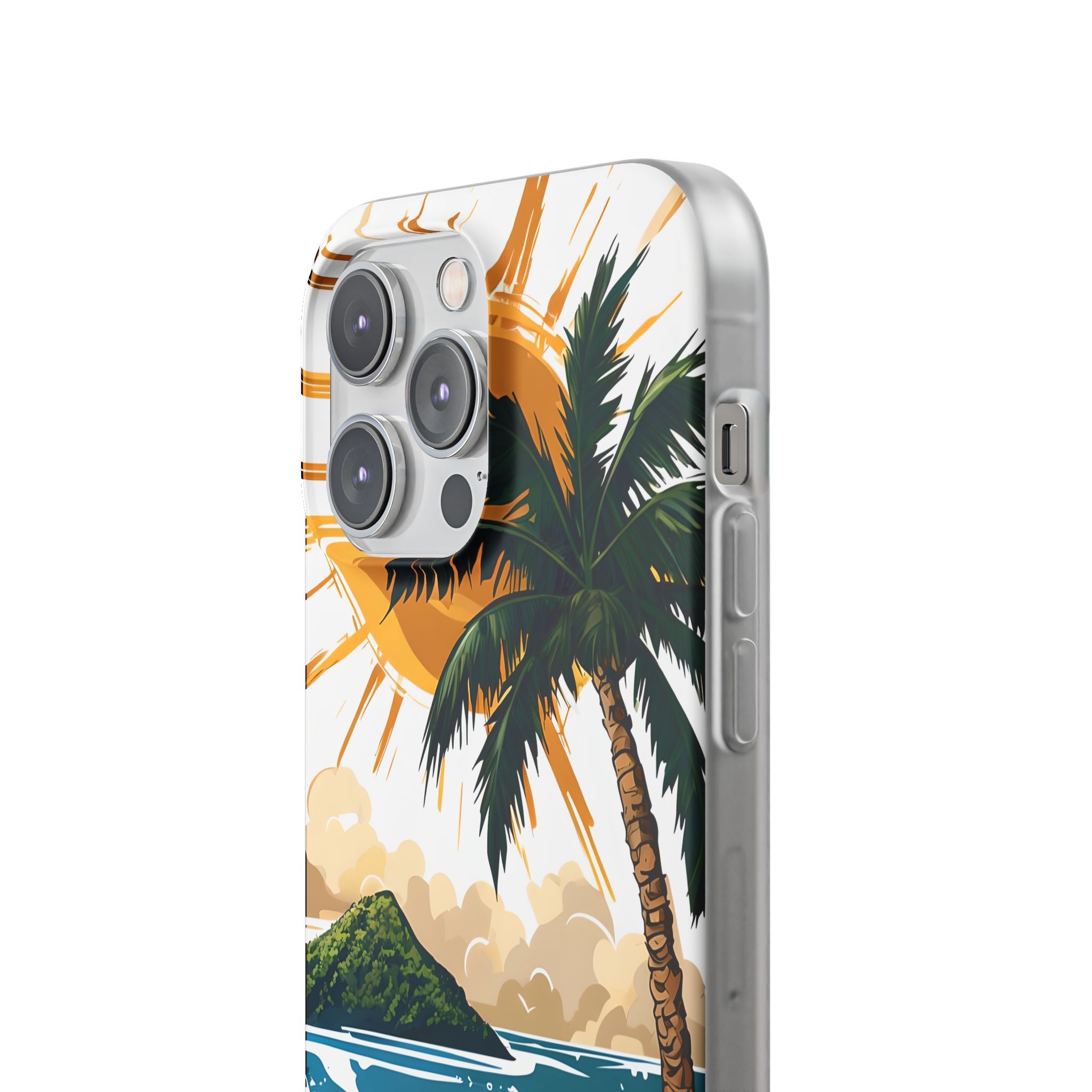 Radiant Coast Solitude · Soft Custodia per iPhone