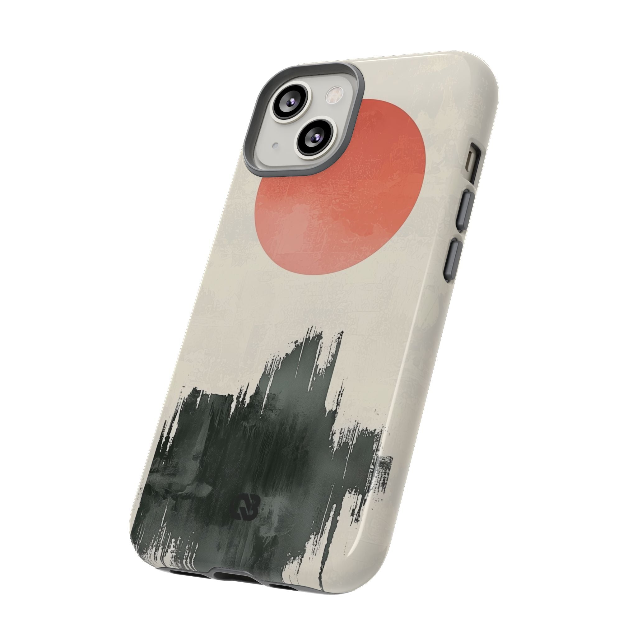 Crimson Sun Strokes · Coque de téléphone Tough pour iPhone