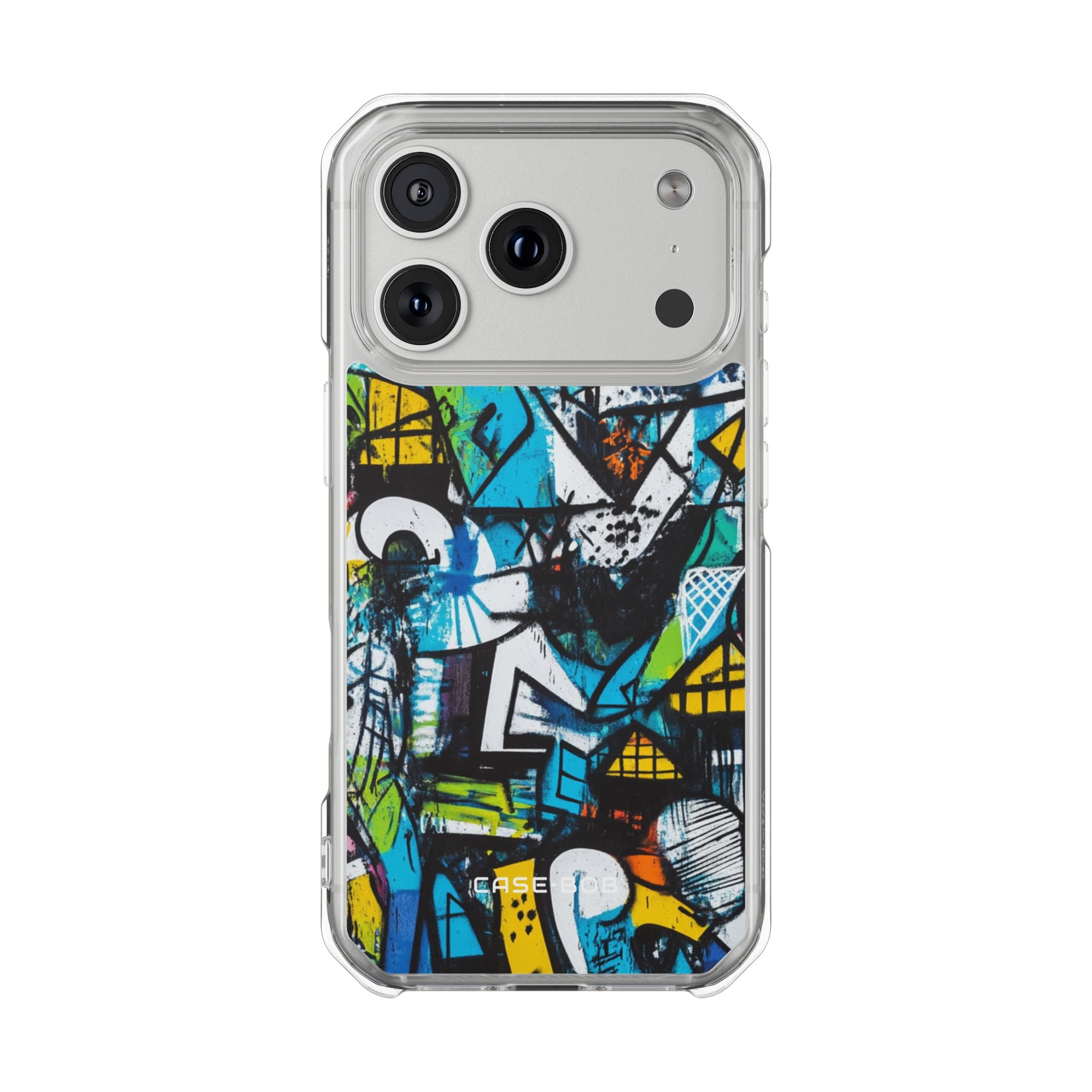 White Shard Mosaic iPhone 17 Pro Case - Impact