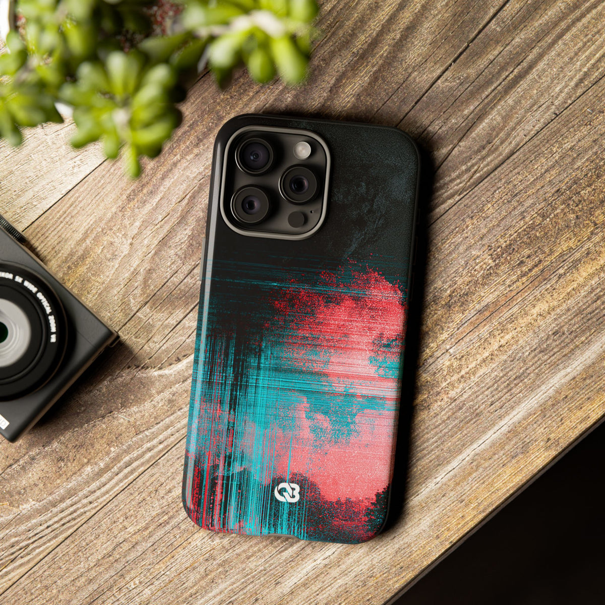 Digital Signal Drift · Tough Phone Case for iPhone · Black