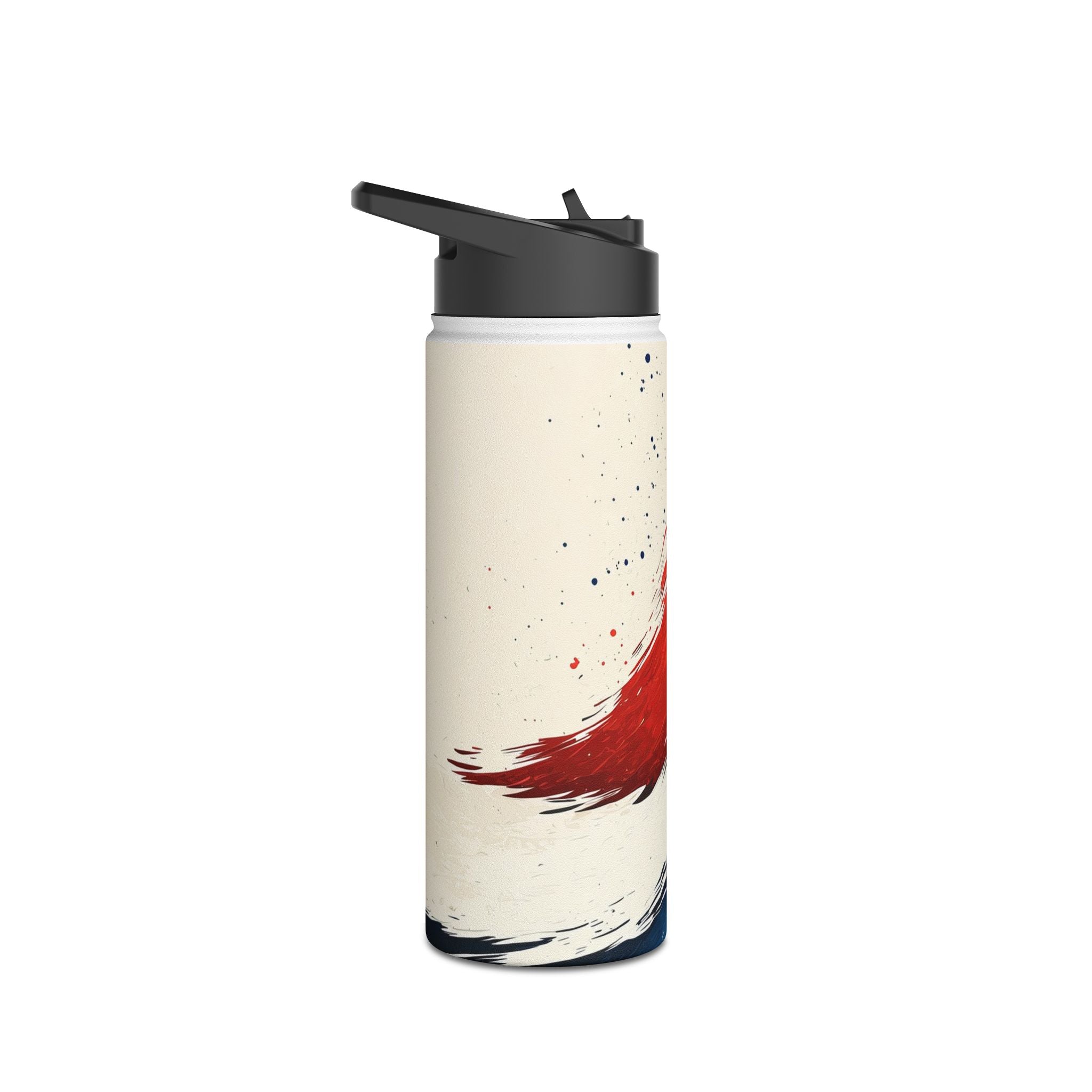 Crimson Sweep - Stainless Steel Water Bottle
