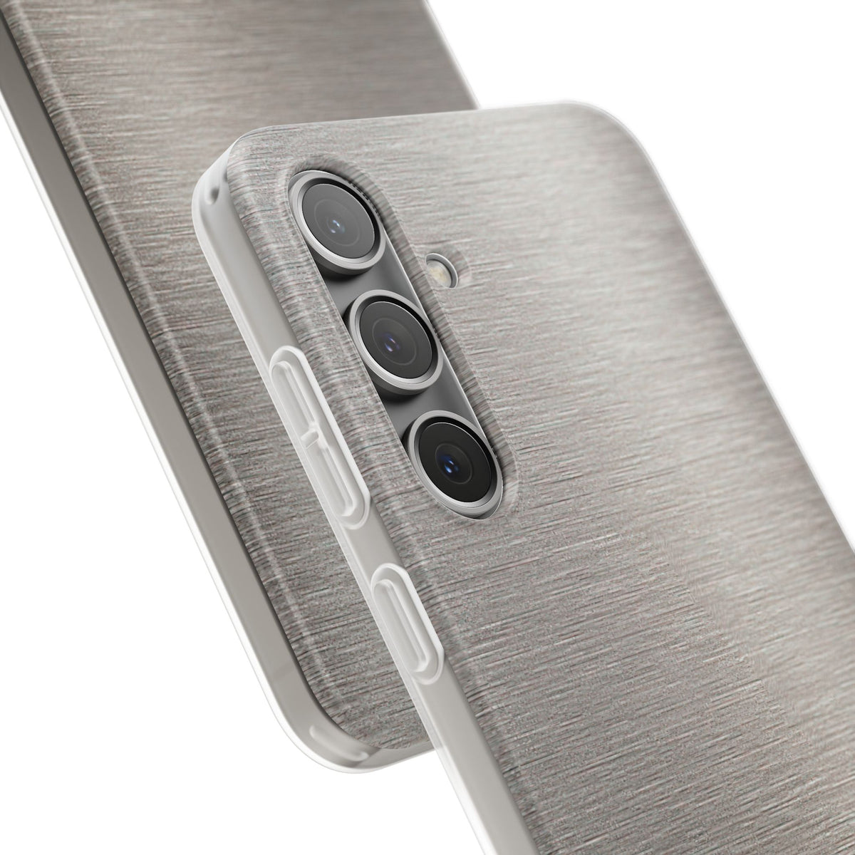 Brushed Silver Alloy · Lite Phone Case for Samsung · Silver