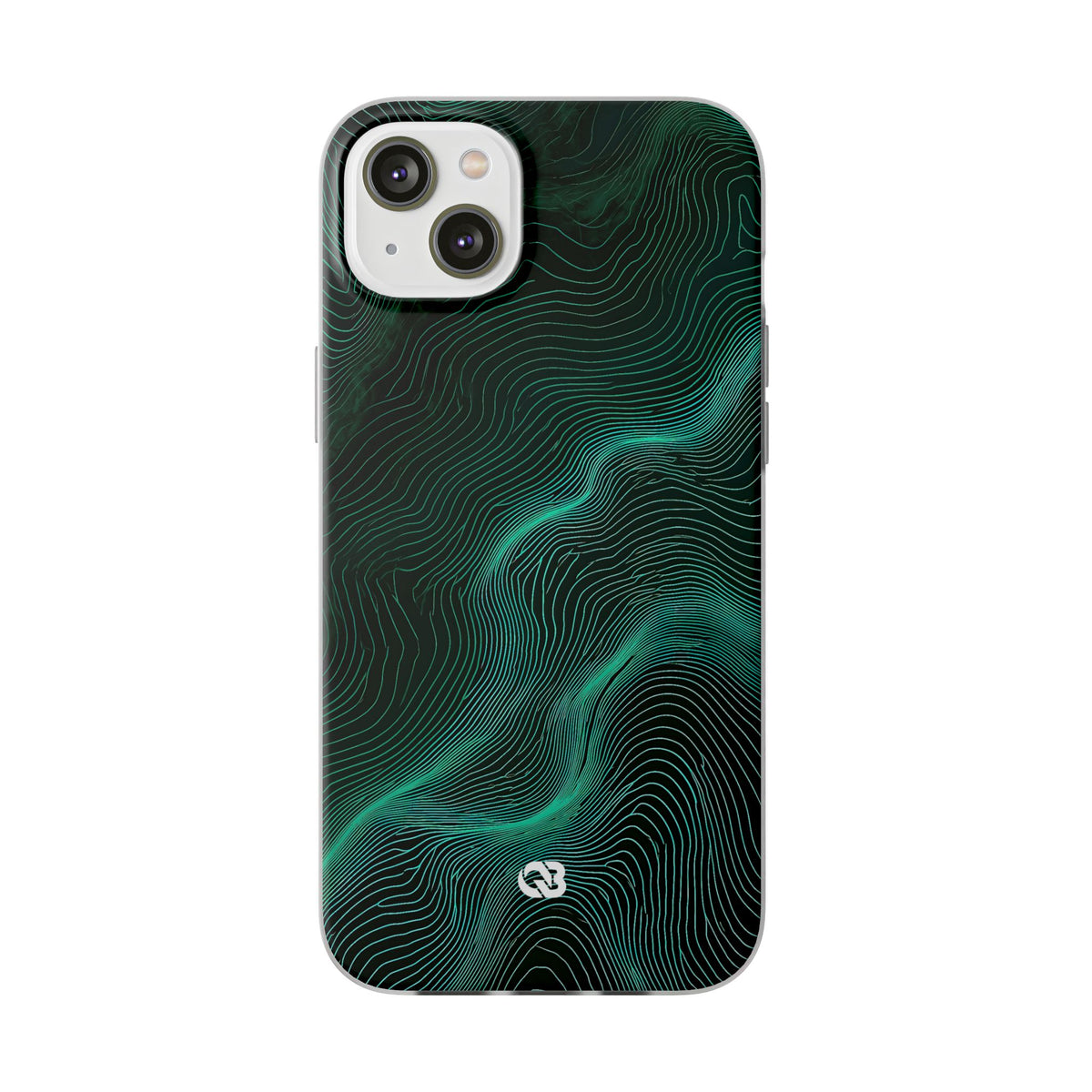 Emerald Topo Ridge · Lite Phone Case for iPhone · Green