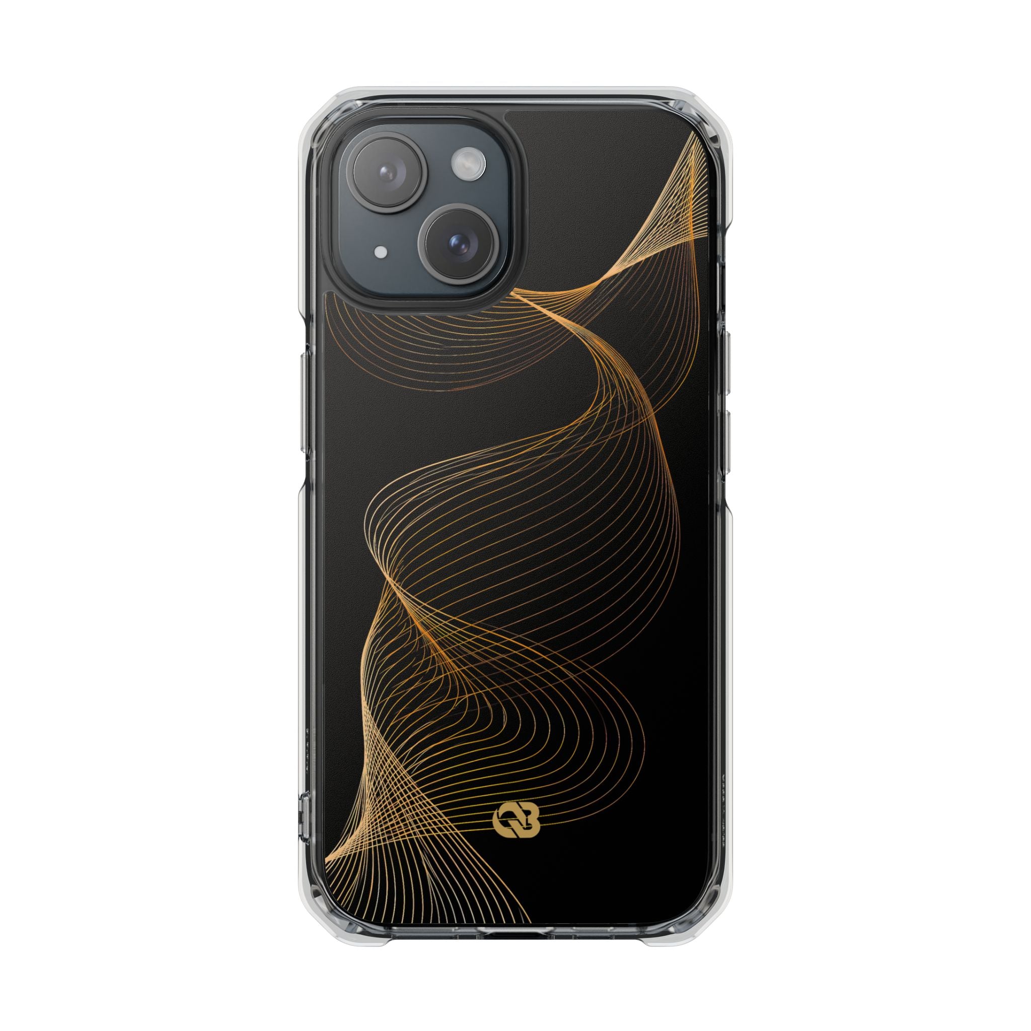Gold Impact MagSafe Phone Case for iPhone - Burnished Bronze Helix