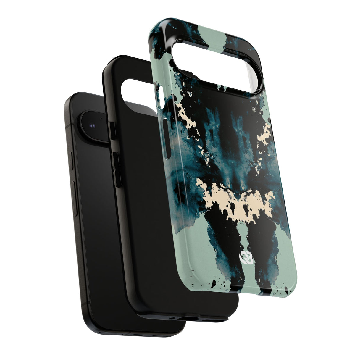 Rorschach Ink Void · Tough Phone Case for Pixel · Black
