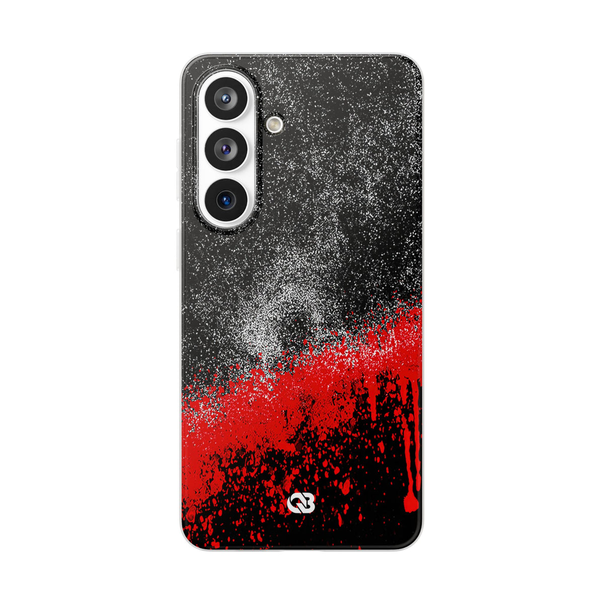 Crimson Noir Drip · Lite Phone Case for Samsung · Black