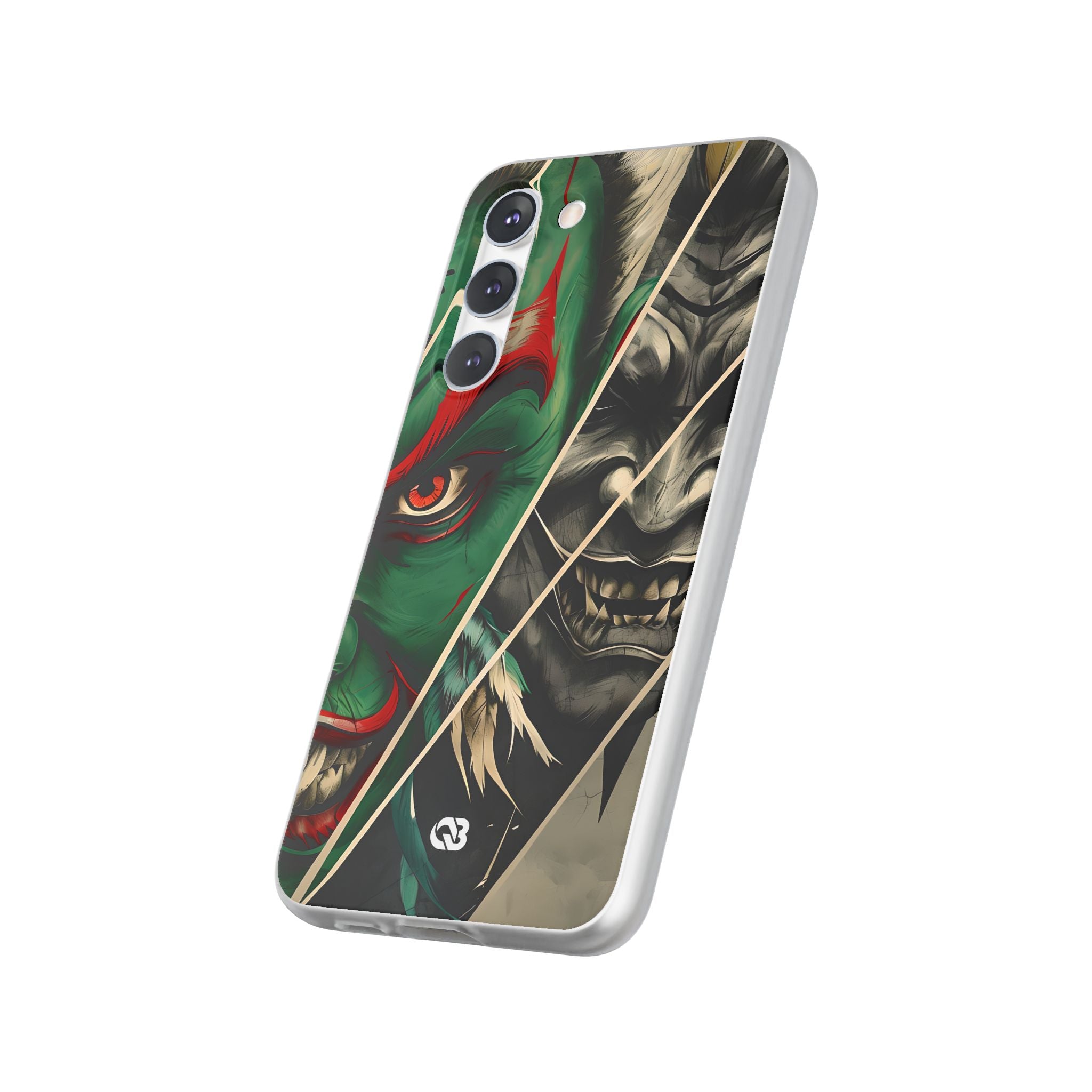 Emerald Oni Grin · Soft Handyhülle für Samsung