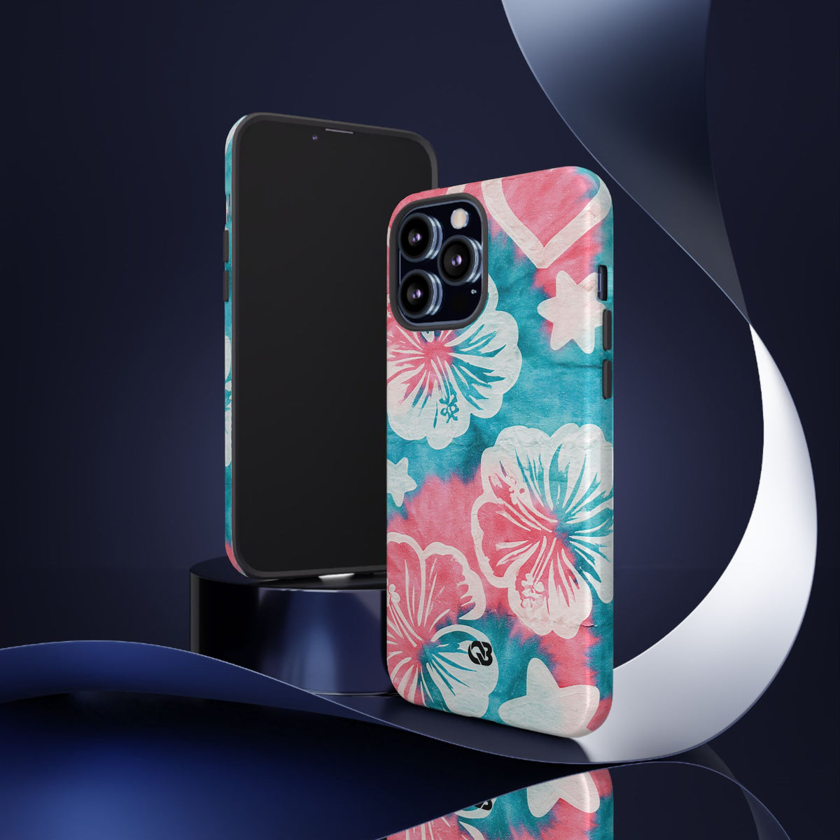 Tropical Hibiscus Bloom · Tough Phone Case for iPhone · Teal