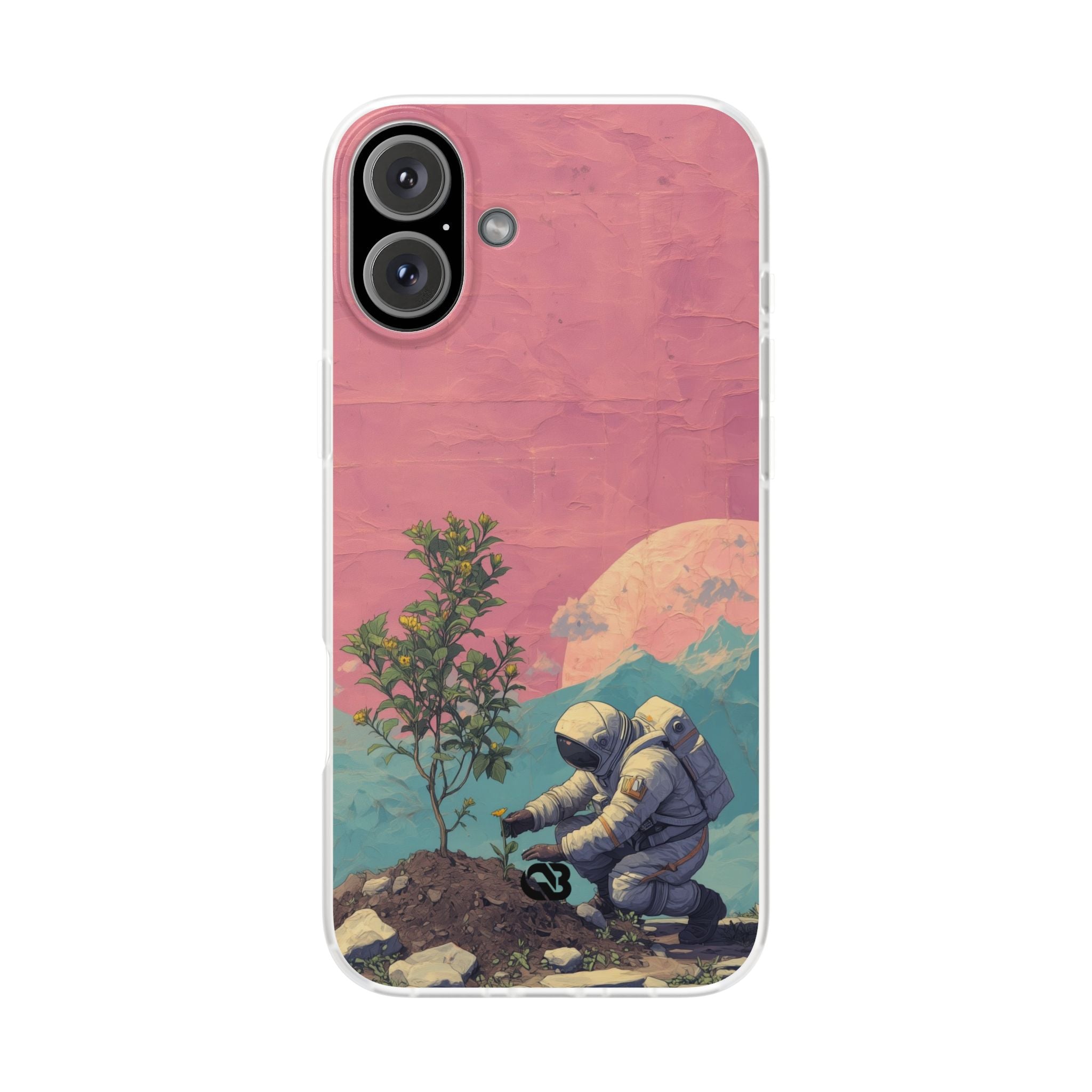 Lunar Pastel Bloom · Soft Phone Case for iPhone