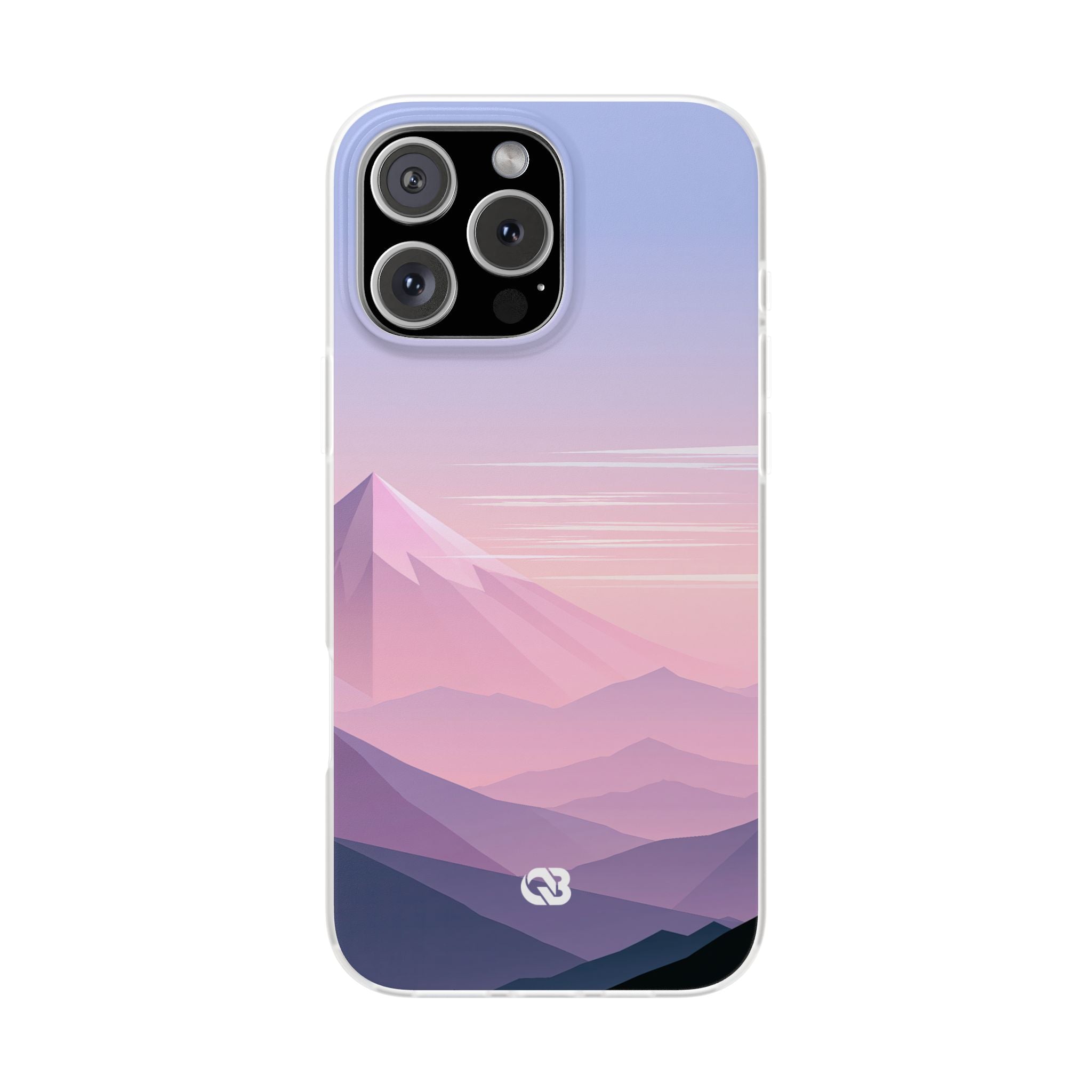Purple Lite Phone Case for iPhone - Lavender Alpine Dawn