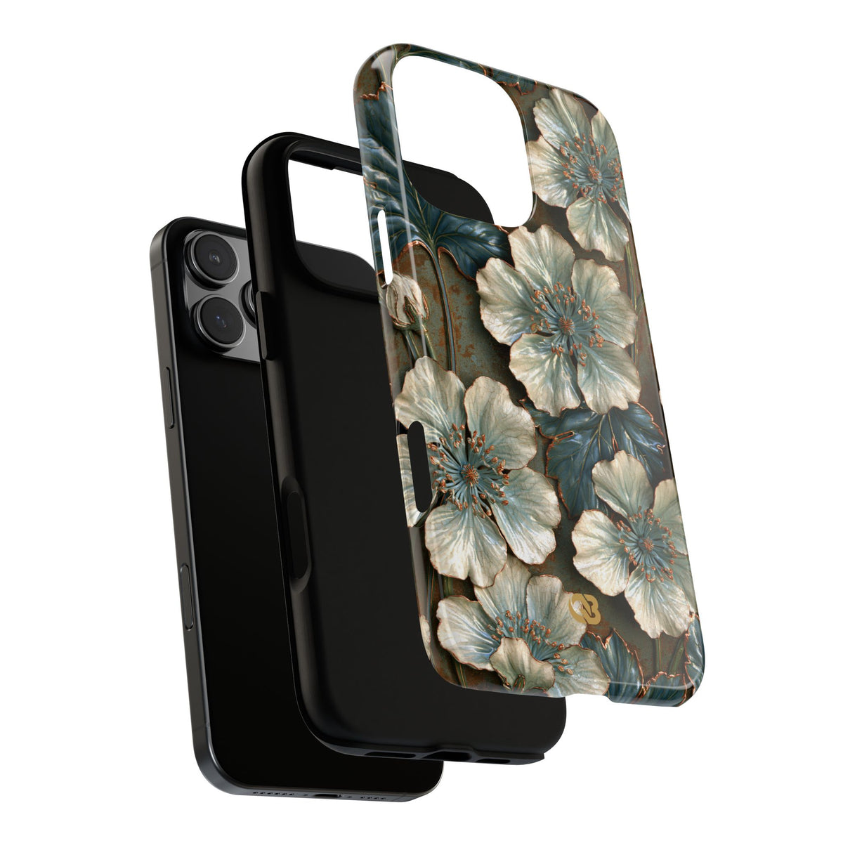 Gilded Blossom Reverie · Tough Phone Case for iPhone · Teal