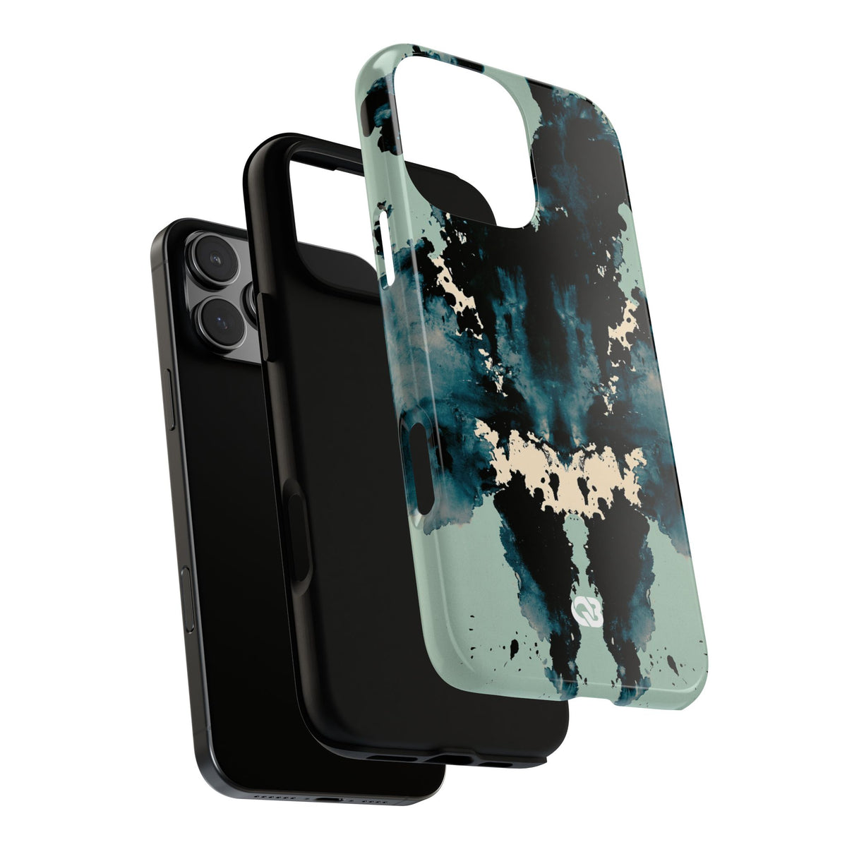 Rorschach Ink Void · Tough Phone Case for iPhone · Black