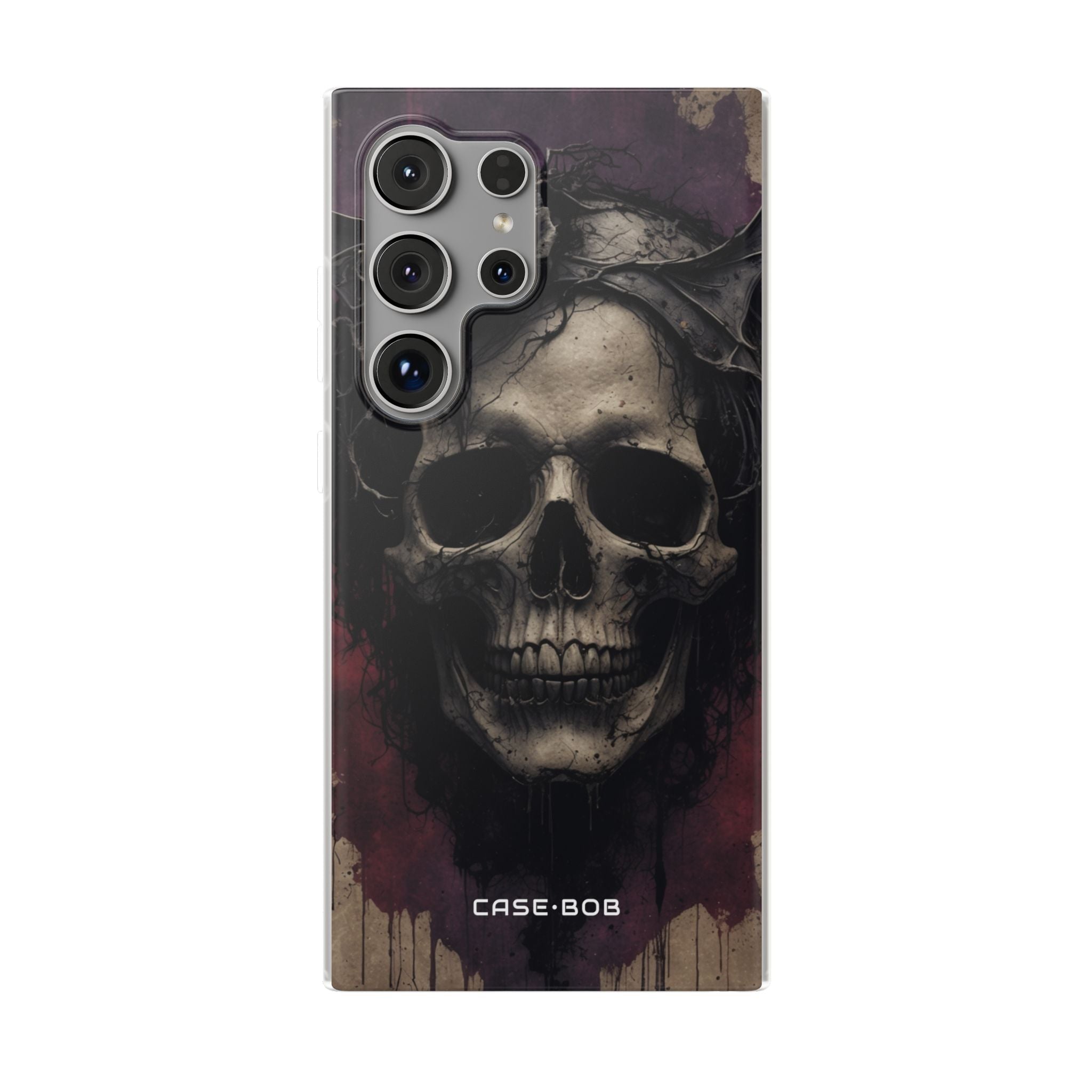 Gothic Skull Crown Samsung S24 Ultra Skal - Mjukt