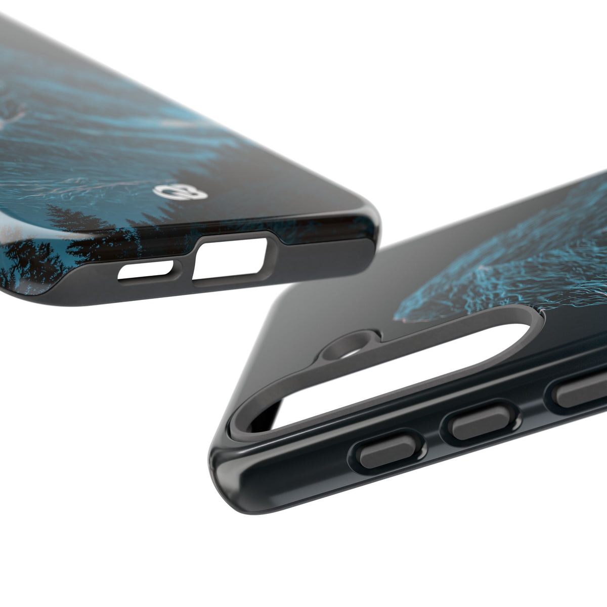 Glacial Alpine Peak · Tough Phone Case for Samsung · Blue