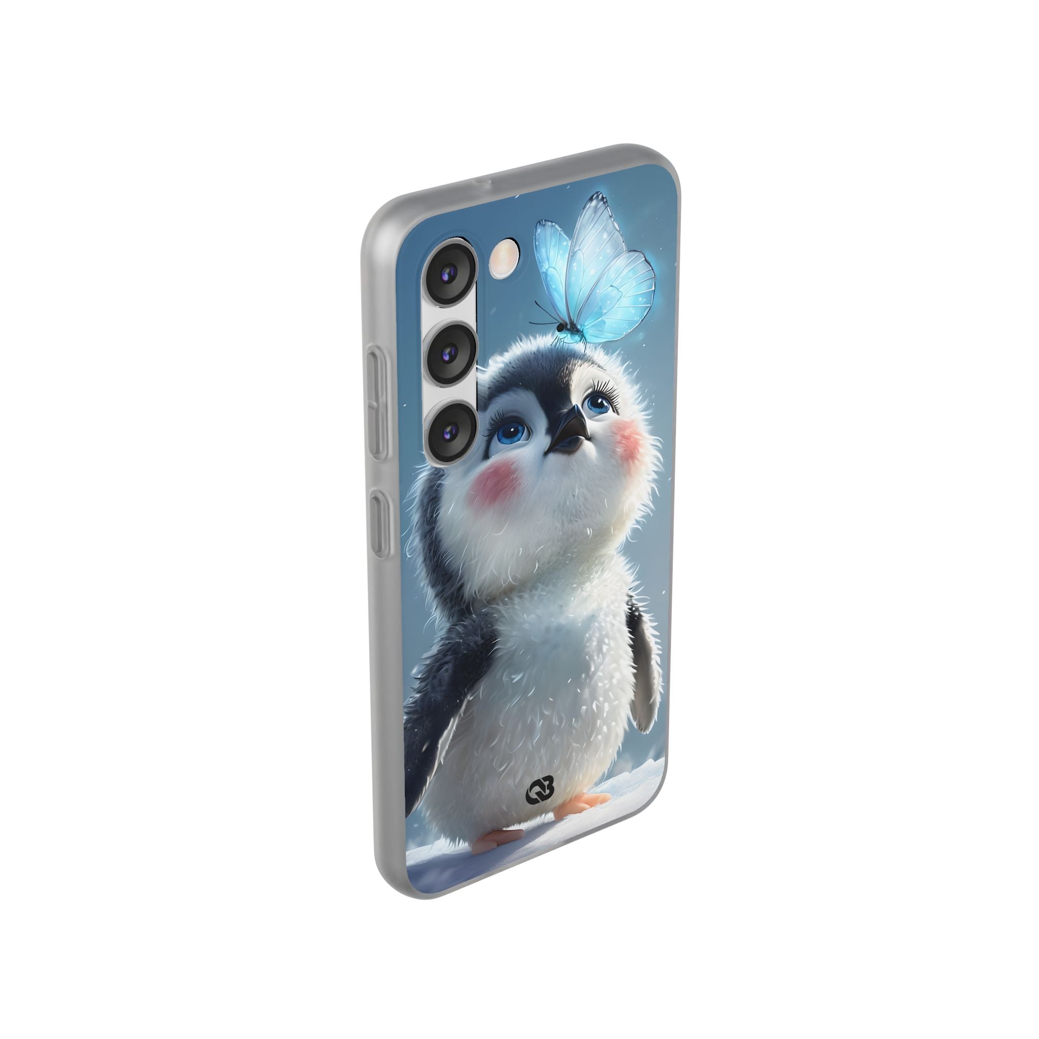 Frosty Penguin Glow · Soft Phone Case for Samsung