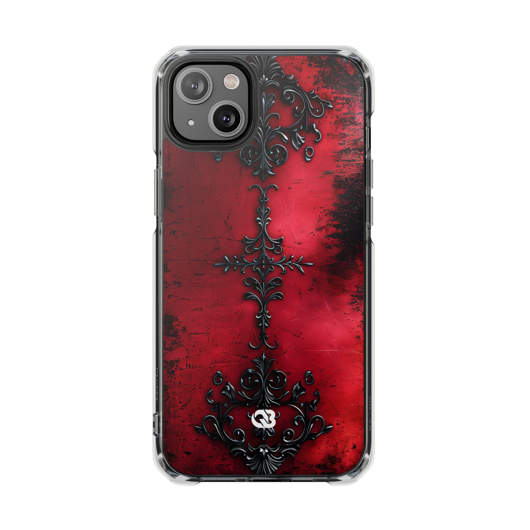 Crimson Gothic Filigree · Impact Phone Case for iPhone · Magsafe