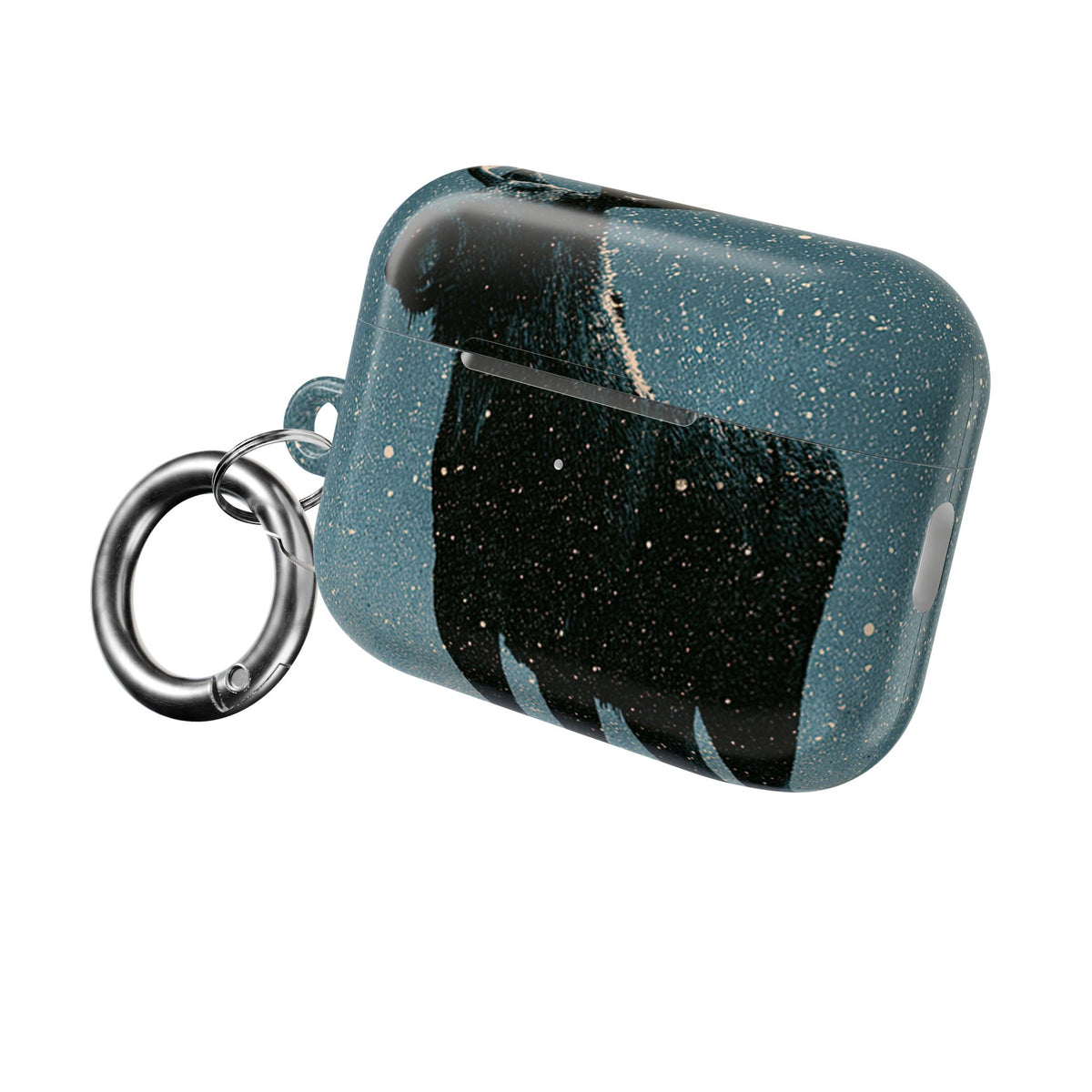 Nordic Boreal Moose · Hard Case for AirPods & AirPods Pro · Blue