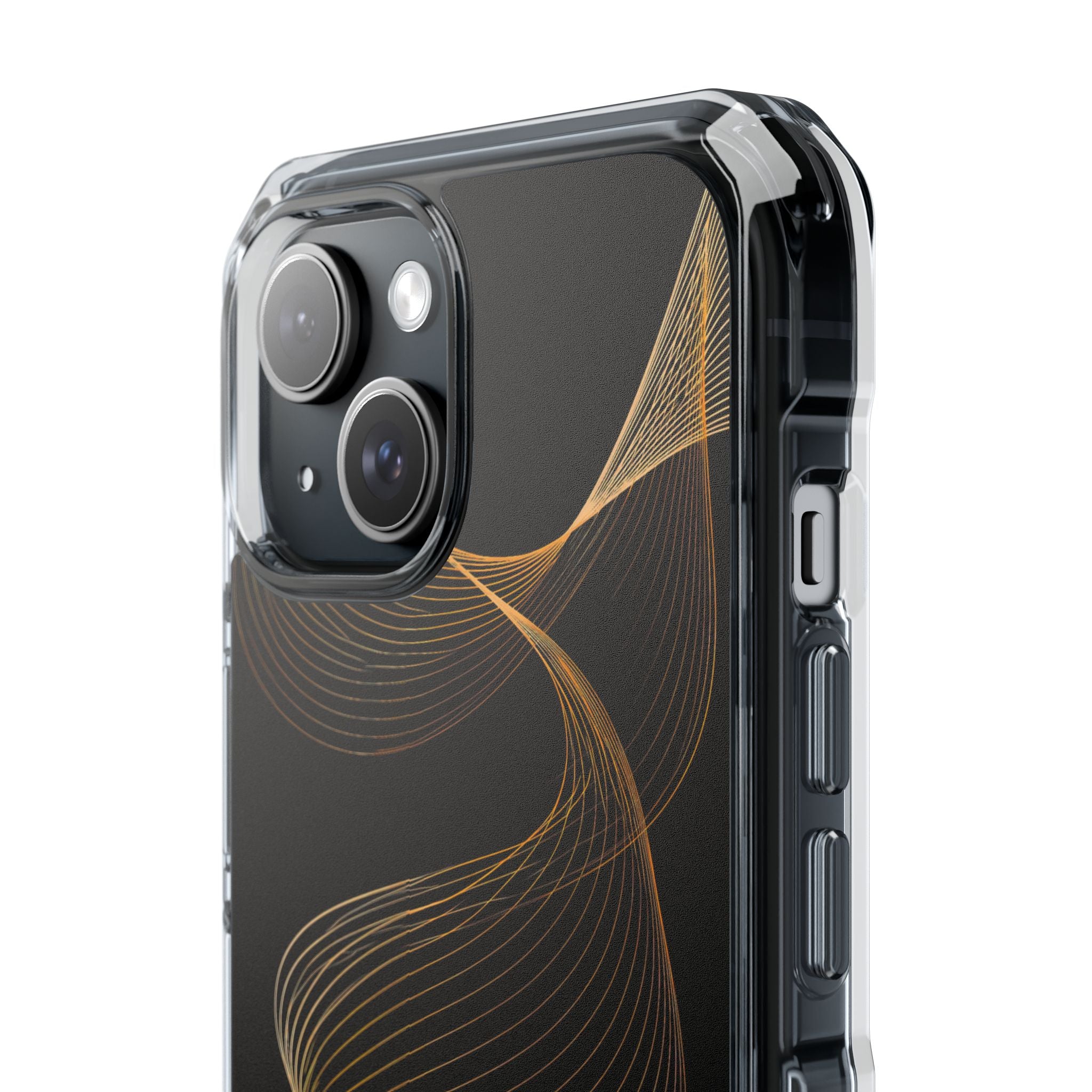 Gold Impact MagSafe Phone Case for iPhone - Burnished Bronze Helix