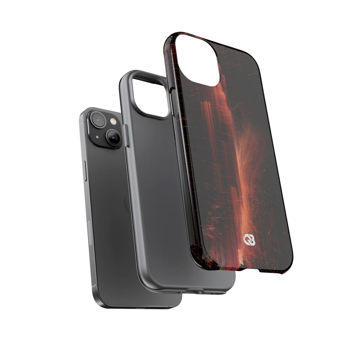 Luminous Monolith · Tough Phone Case for iPhone · Black