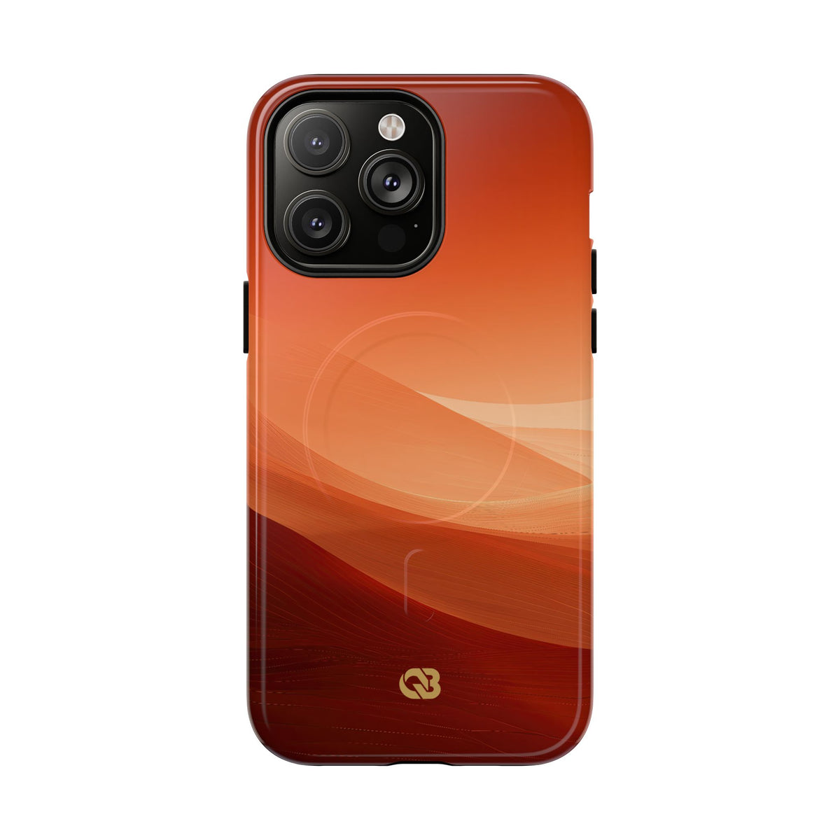 Orange Tough 2.0 Magsafe Phone Case for iPhone - Crimson Dune Gradient