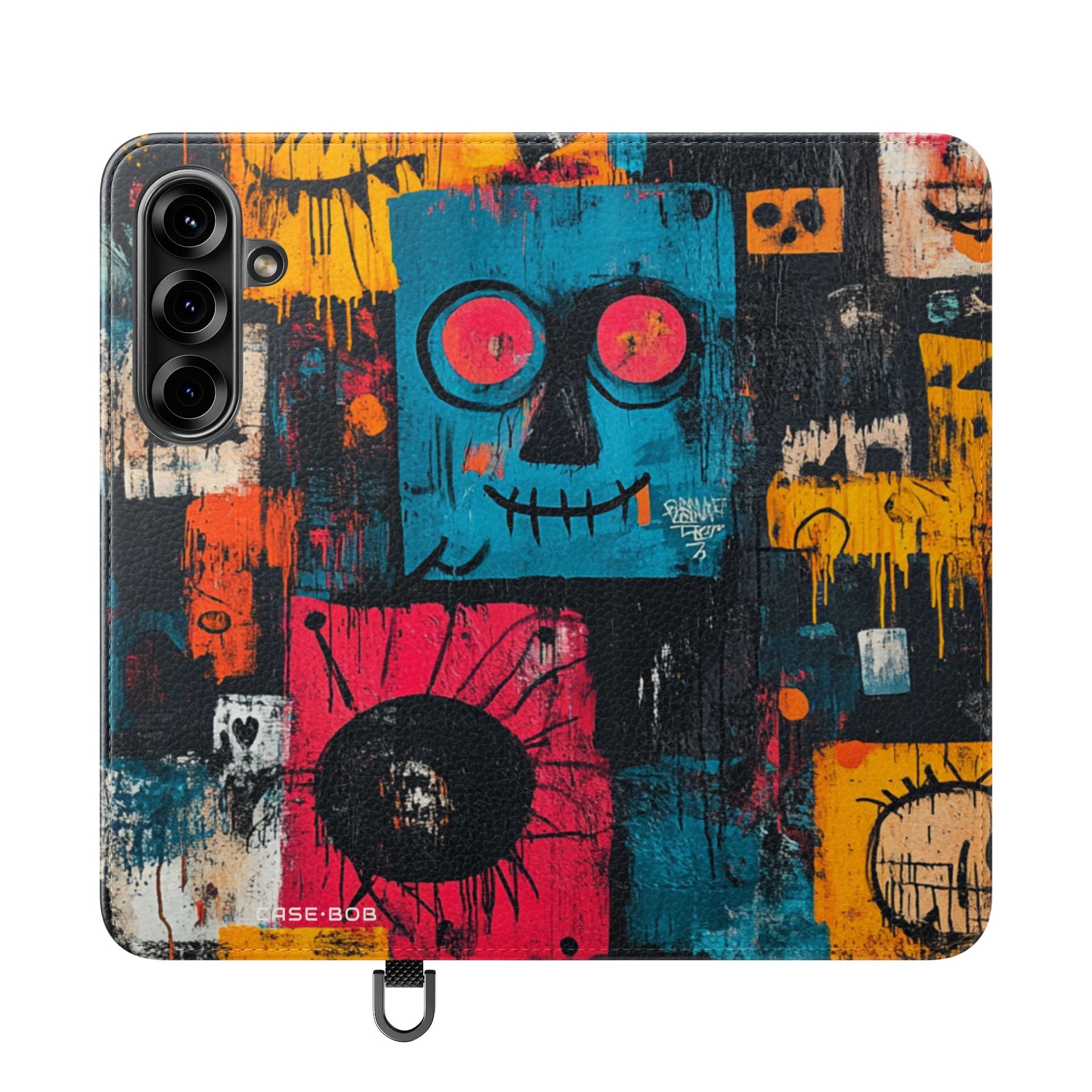 Turquoise Grin - Samsung S25 Case - Portemonnee