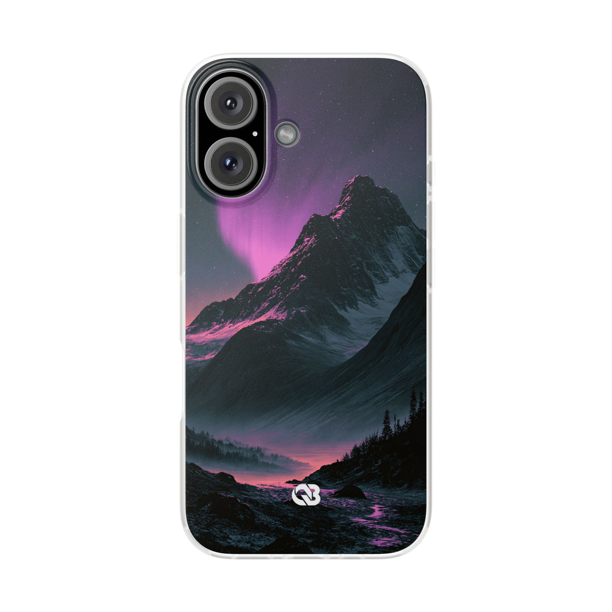 Arctic Aurora Summit · Lite Phone Case for iPhone ·  Black