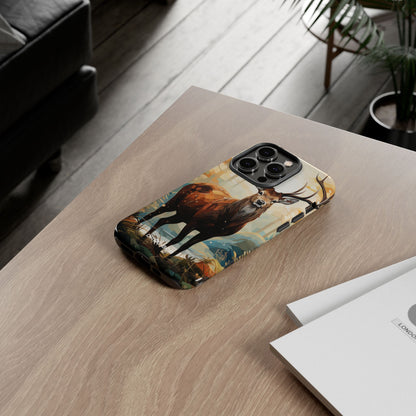 Glowing Stag iPhone 14 Pro Case - Tough - CASE•BOB