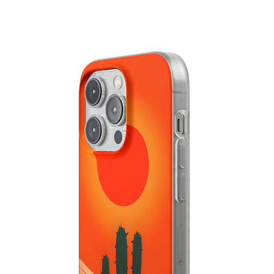 Scorched Saguaro Sunset · Soft Phone Case for iPhone