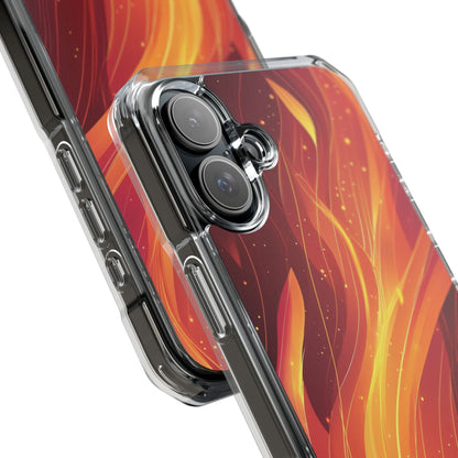 Flaming Flow iPhone 16 Plus Case - Impact - CASE•BOB