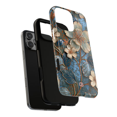Gilded Blossom Reverie · Tough 2.0 Magnetic Phone Case for iPhone · Teal