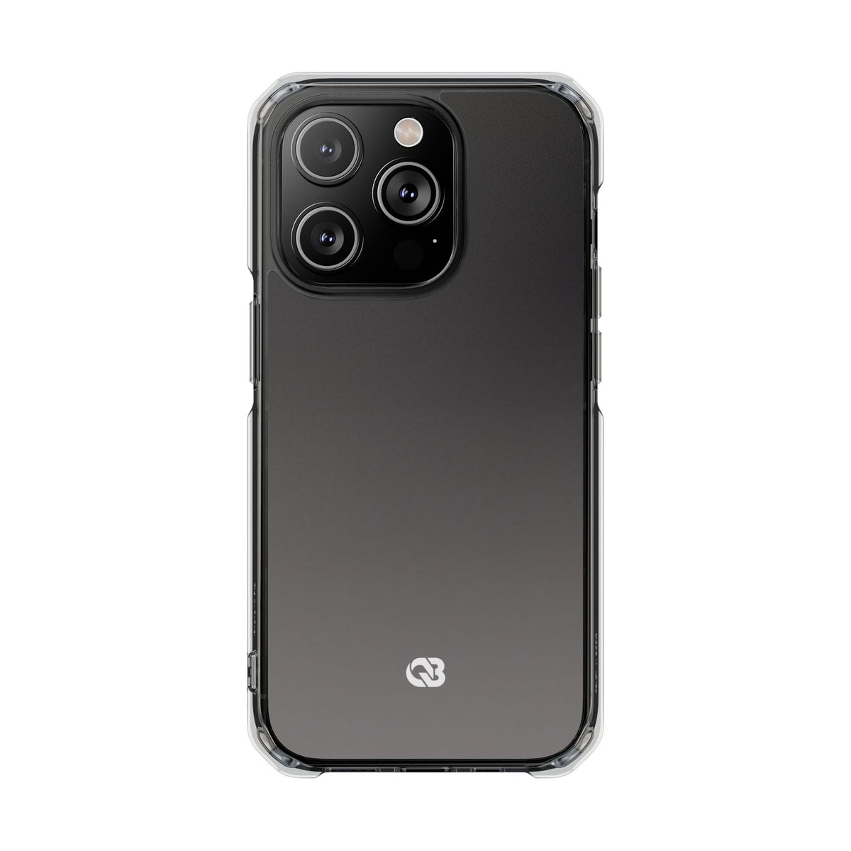 Obsidian Fade · Clear Impact Magnetic Phone Case for iPhone ·  Black