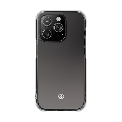 Obsidian Fade · Clear Impact Magnetic Phone Case for iPhone ·  Black