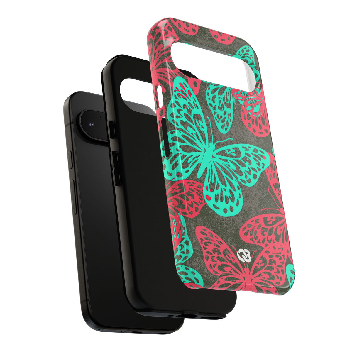 Electric Papillon · Tough Phone Case for Pixel ·  Pink