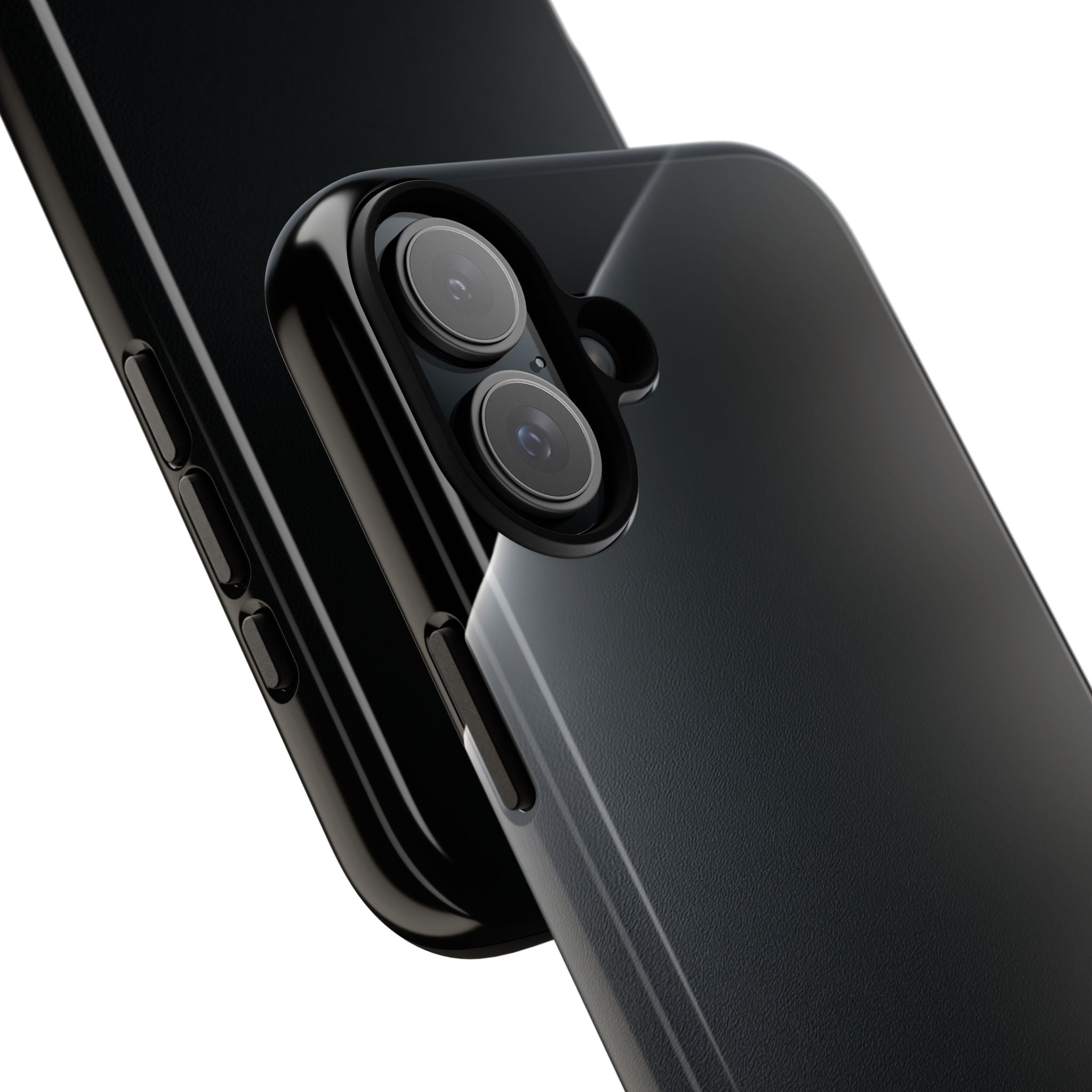 Black Tough Phone Case for iPhone - Obsidian Lunar Arch