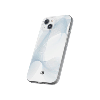 White Lite Phone Case for iPhone - Arctic Line Current