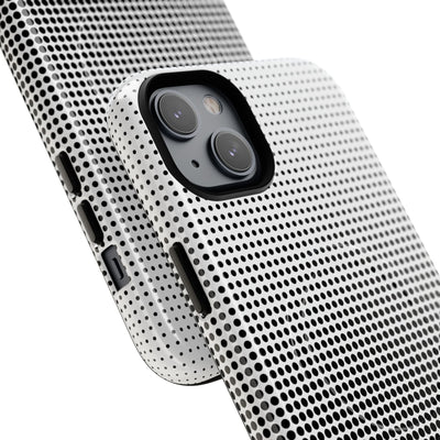 Black Tough 2.0 Magsafe Phone Case for iPhone - Obsidian Halftone Flux