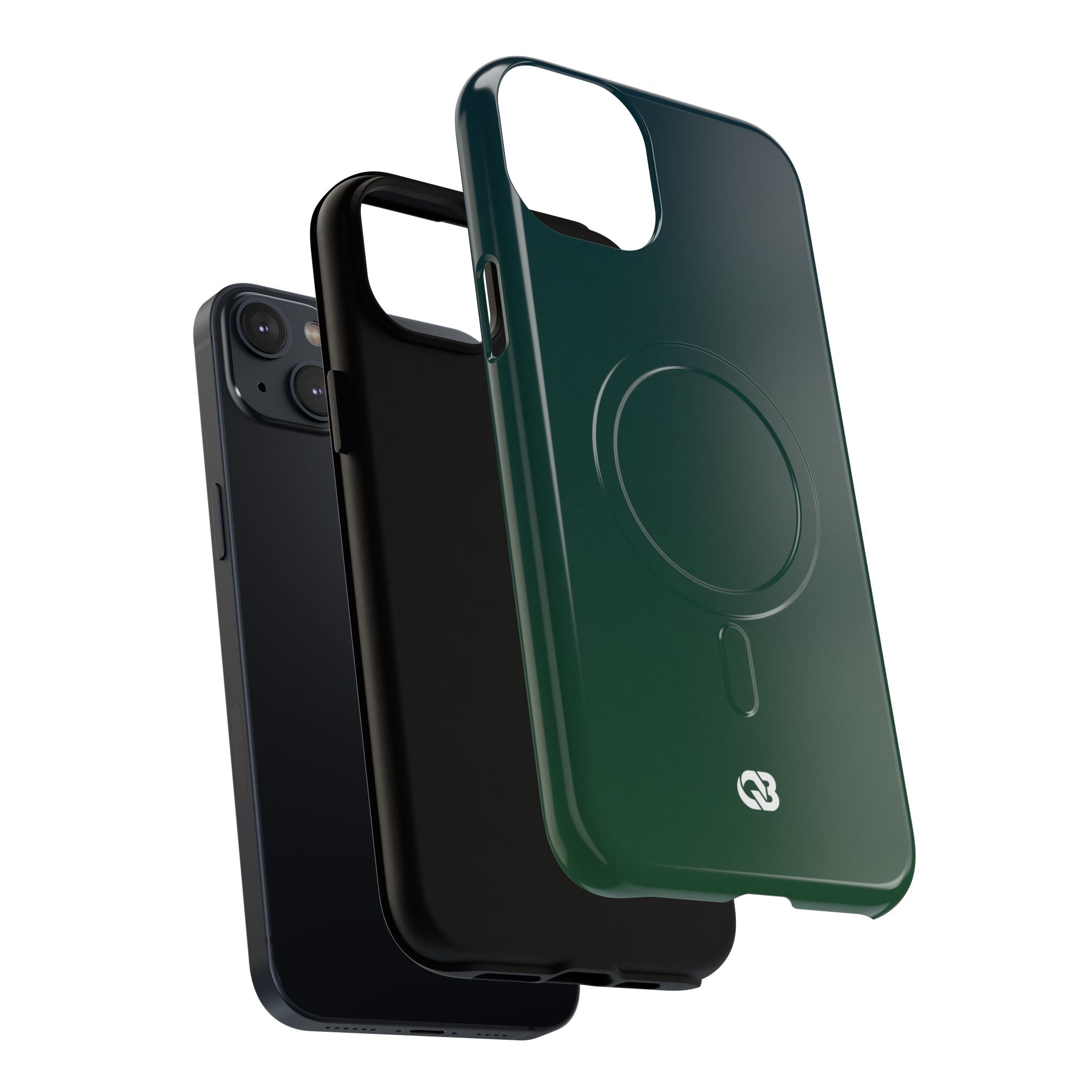 Green Tough 2.0 Magsafe Phone Case for iPhone - Midnight Pine Horizon