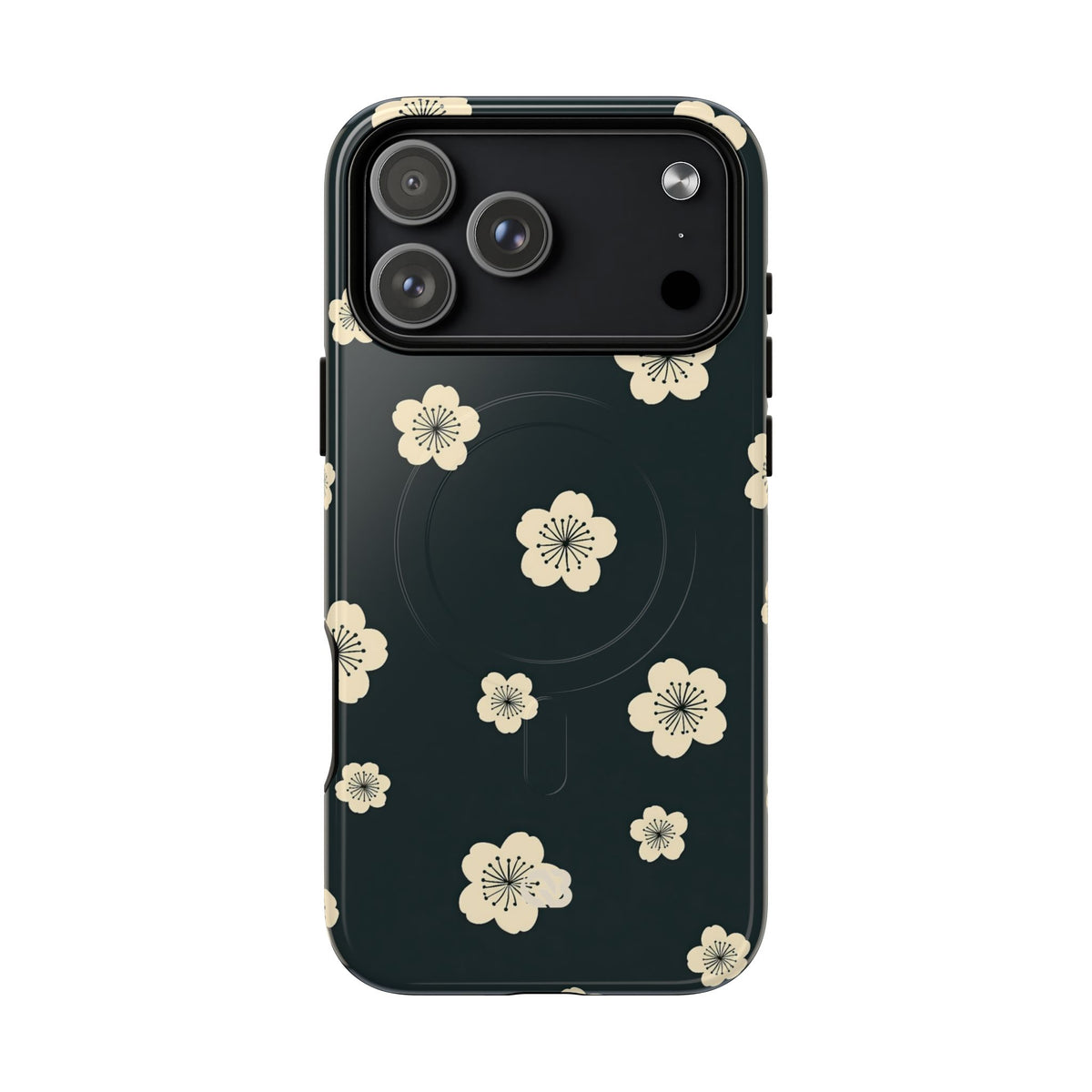 Midnight Sakura Bloom · Tough 2.0 Magnetic Phone Case for iPhone · Black