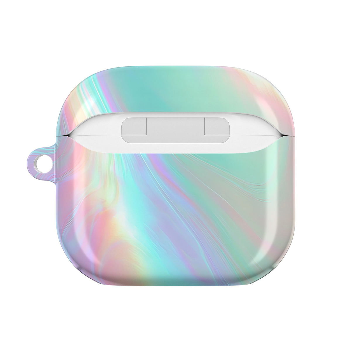 Prismatic Liquid Light · Hard Case for AirPods & AirPods Pro · Teal