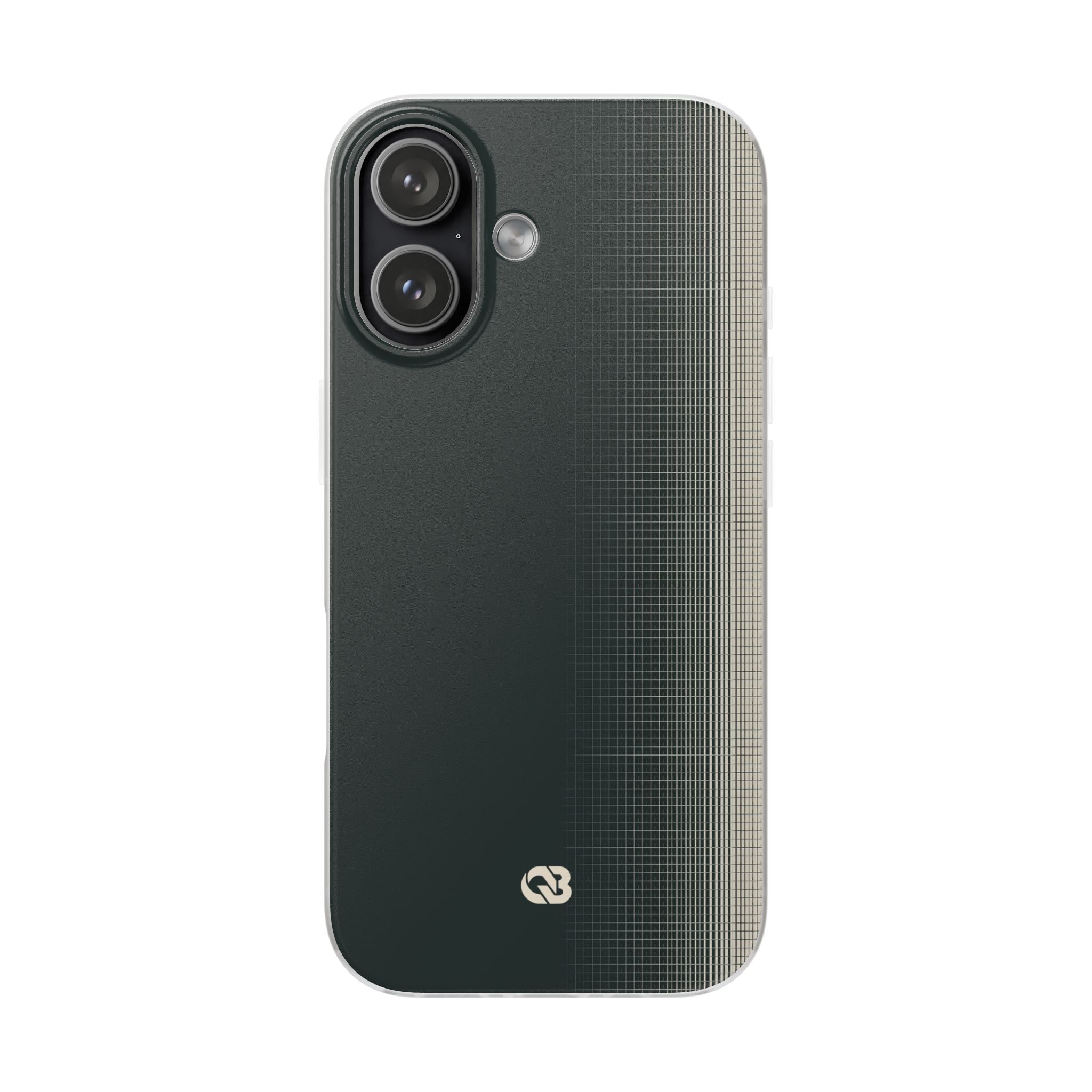 Grey Lite Phone Case for iPhone - Charcoal Tech Grid