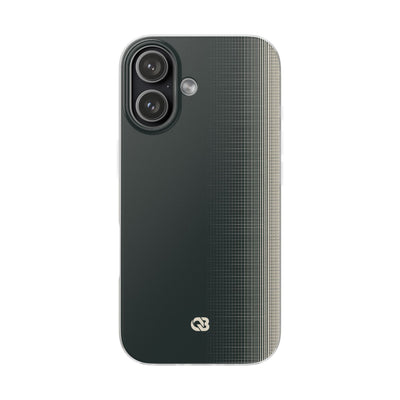 Grey Lite Phone Case for iPhone - Charcoal Tech Grid