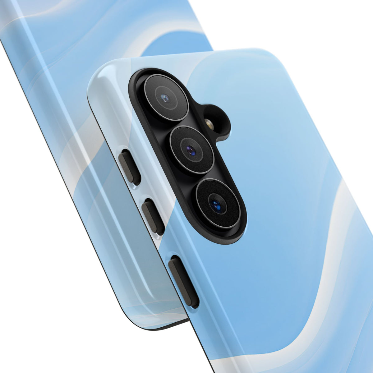 Glacial Contour Flow · Tough Phone Case for Samsung · Blue