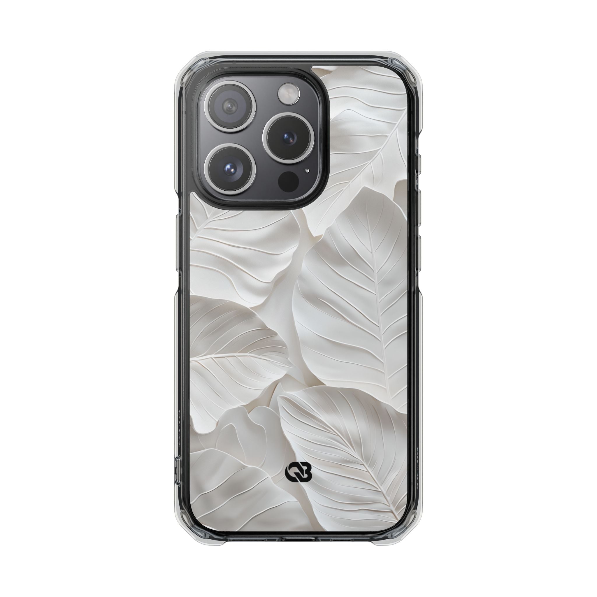 Sculpted Ivory Leaves · Impact Phone Case for iPhone · Magsafe