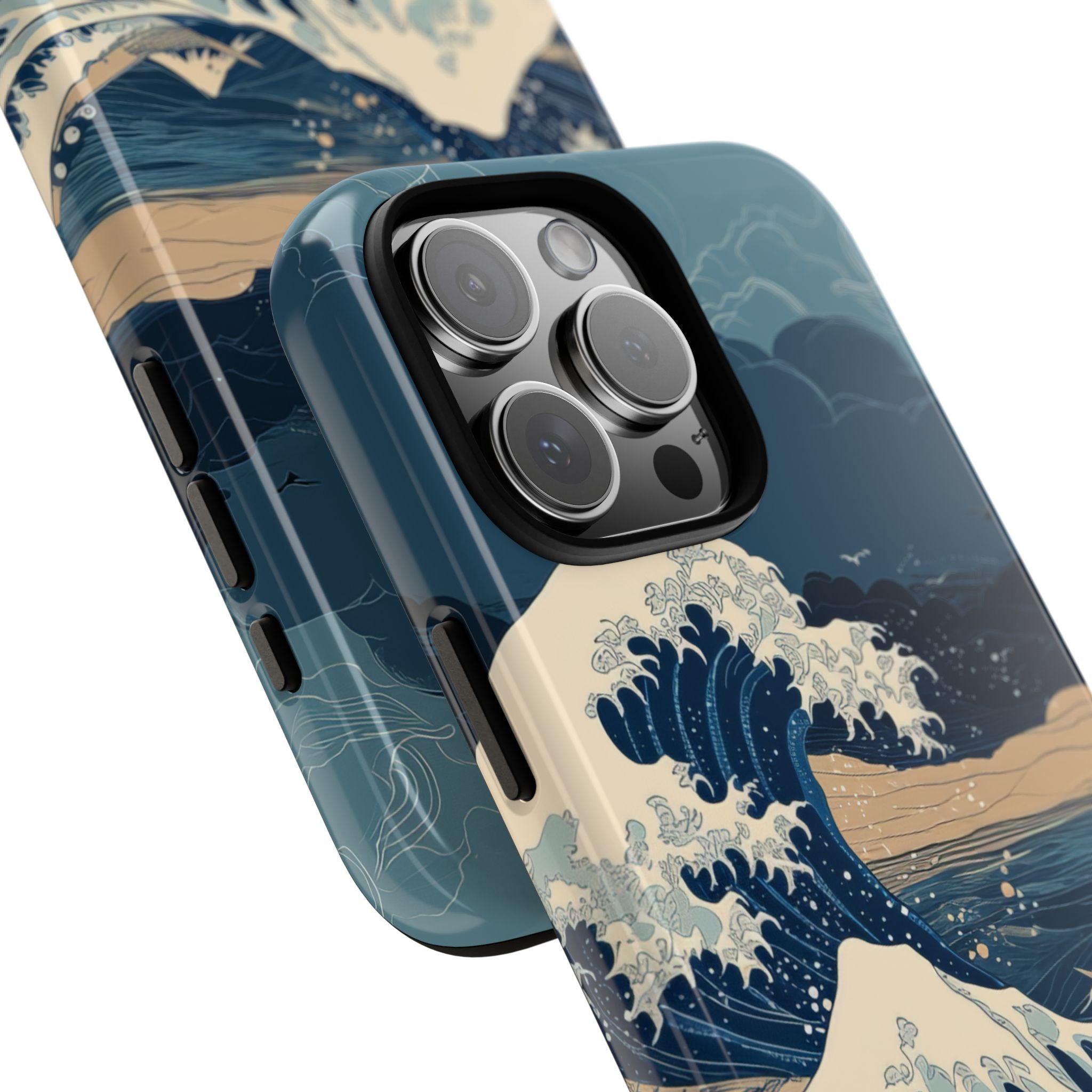 Cresting Blue Wave iPhone 16 Pro Max Case - Tough
